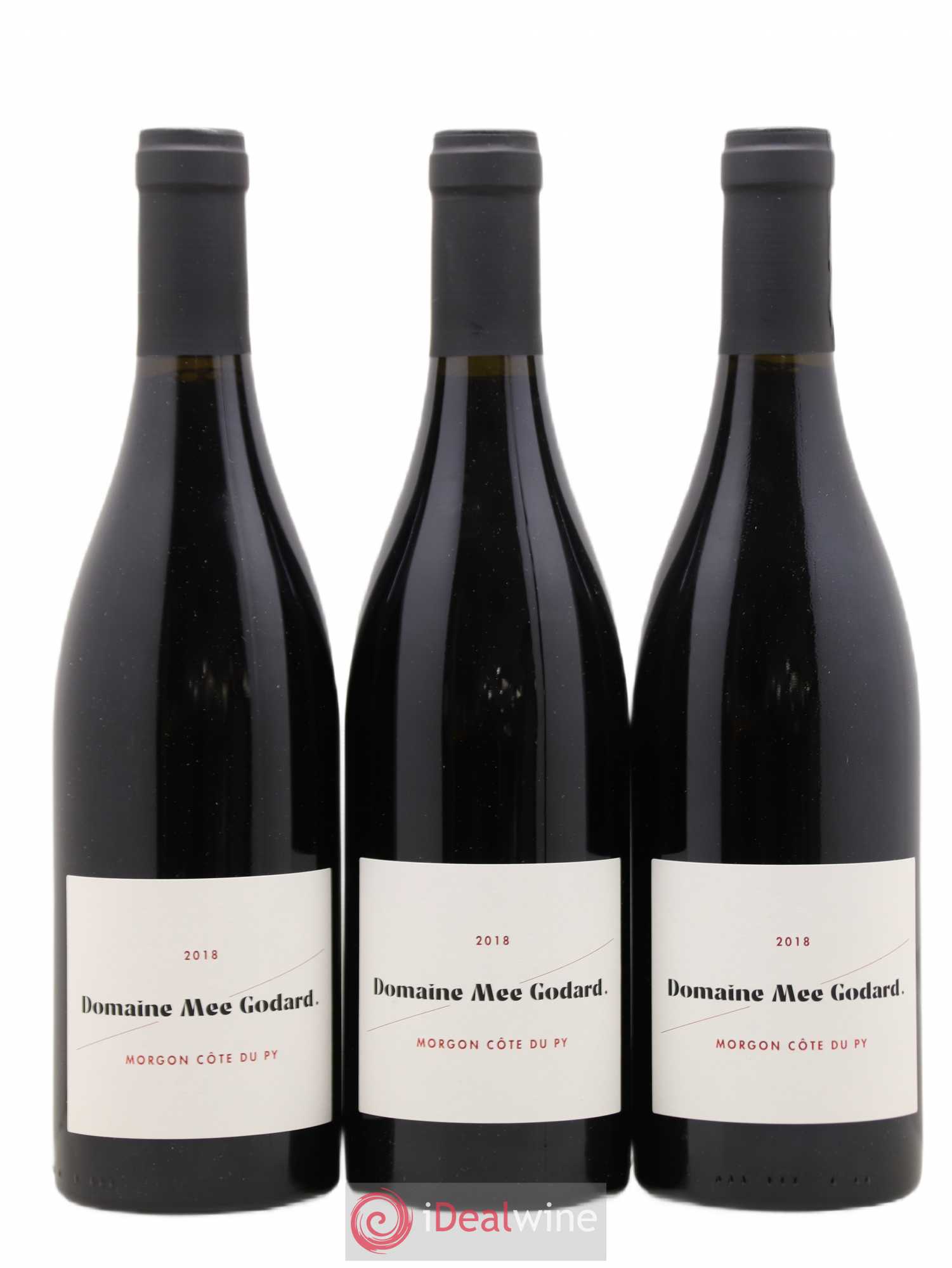 Morgon Côte du Py Mee Godard (sans prix de réserve) 2018 - Lot de 3 bouteilles - 0