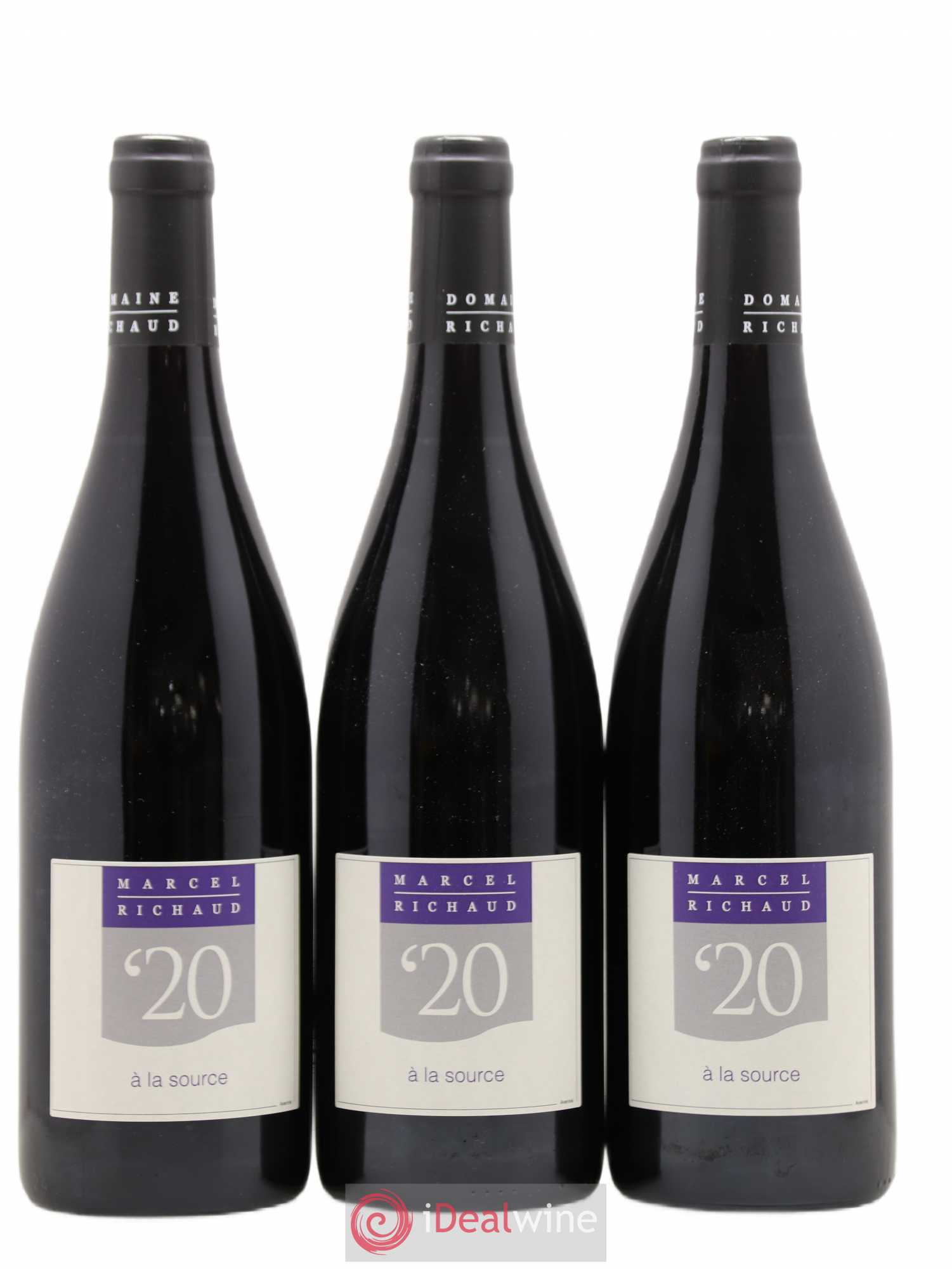 Vin de France A la source Marcel Richaud (sans prix de réserve) 2020 - Lot de 6 bouteilles - 1
