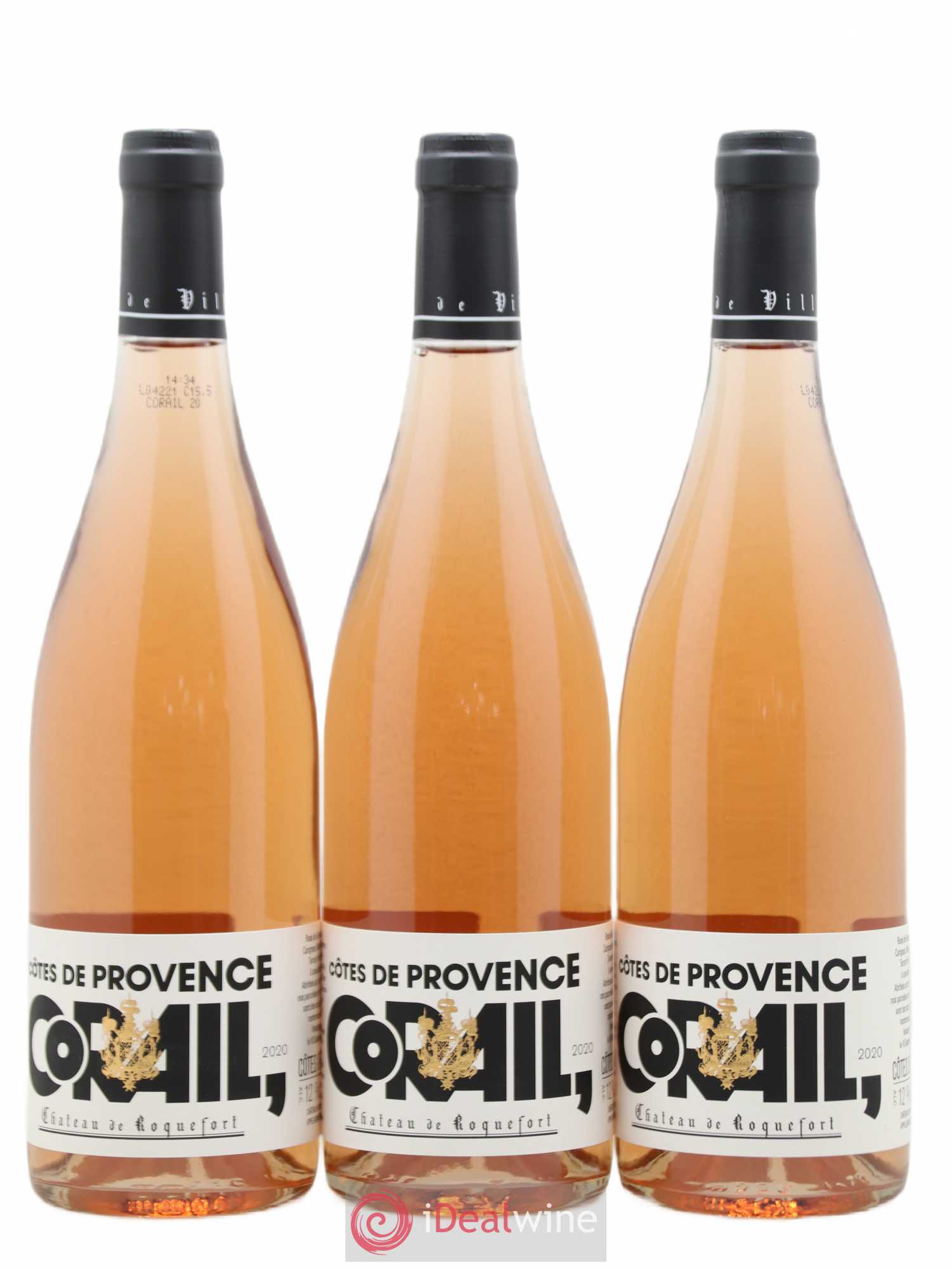 Côtes de Provence Corail Château de Roquefort (senza prezzo di riserva) 2020 - Lotto di 6 bottiglie - 1
