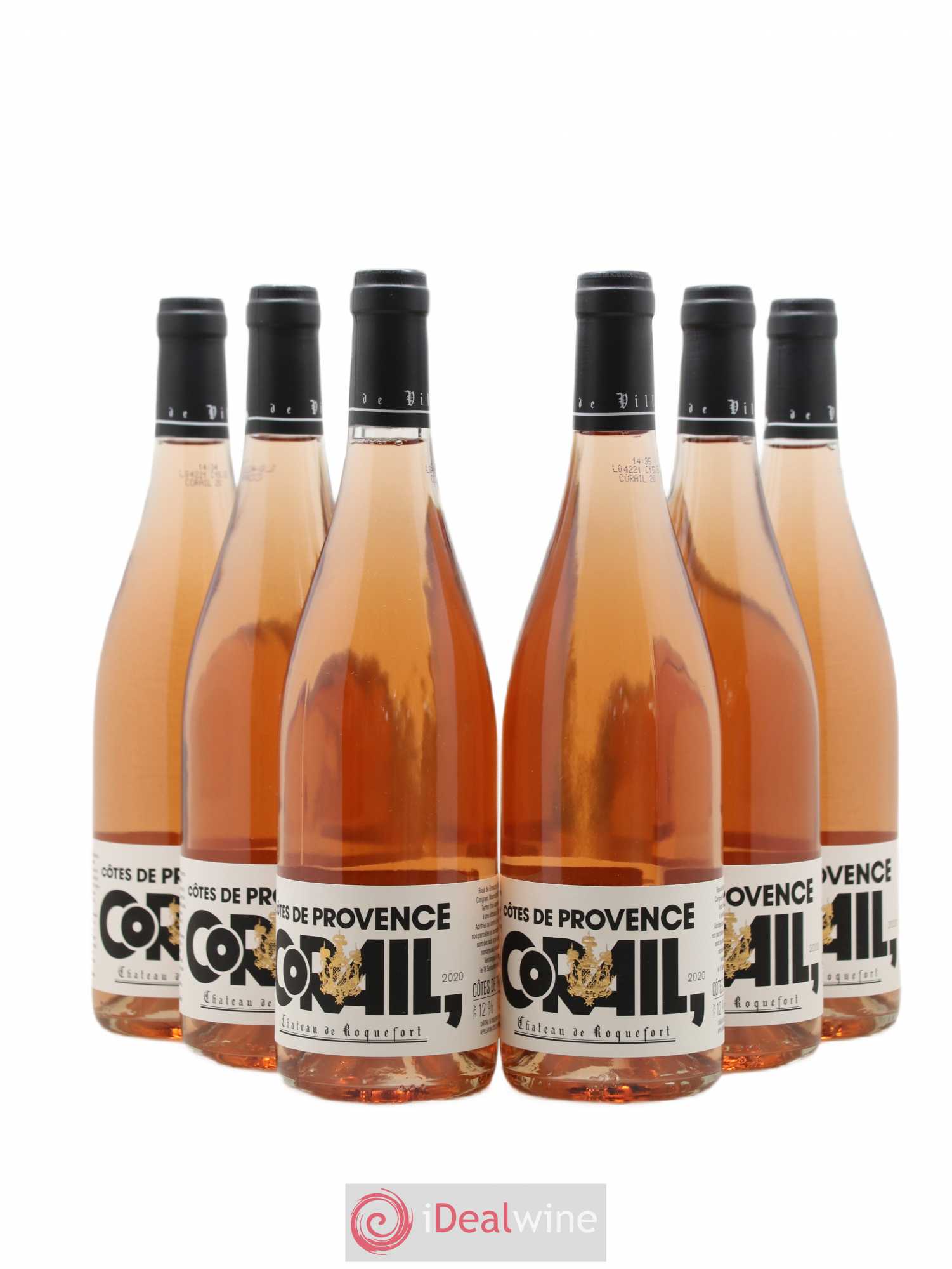 Côtes de Provence Corail Château de Roquefort (senza prezzo di riserva) 2020 - Lotto di 6 bottiglie - 0