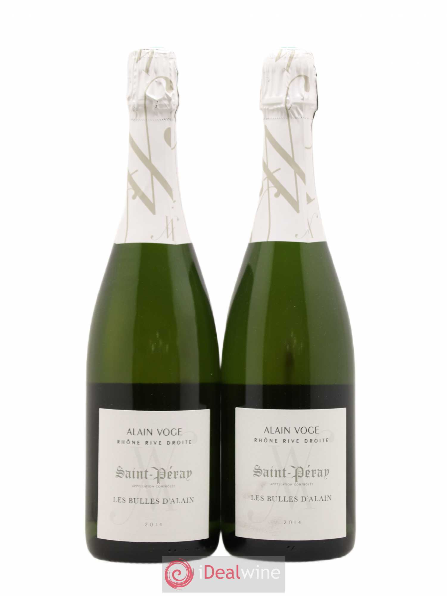 Saint-Péray Les Bulles d'Alain Alain Voge (Domaine) (sans prix de réserve) 2014 - Lot de 2 bouteilles - 0