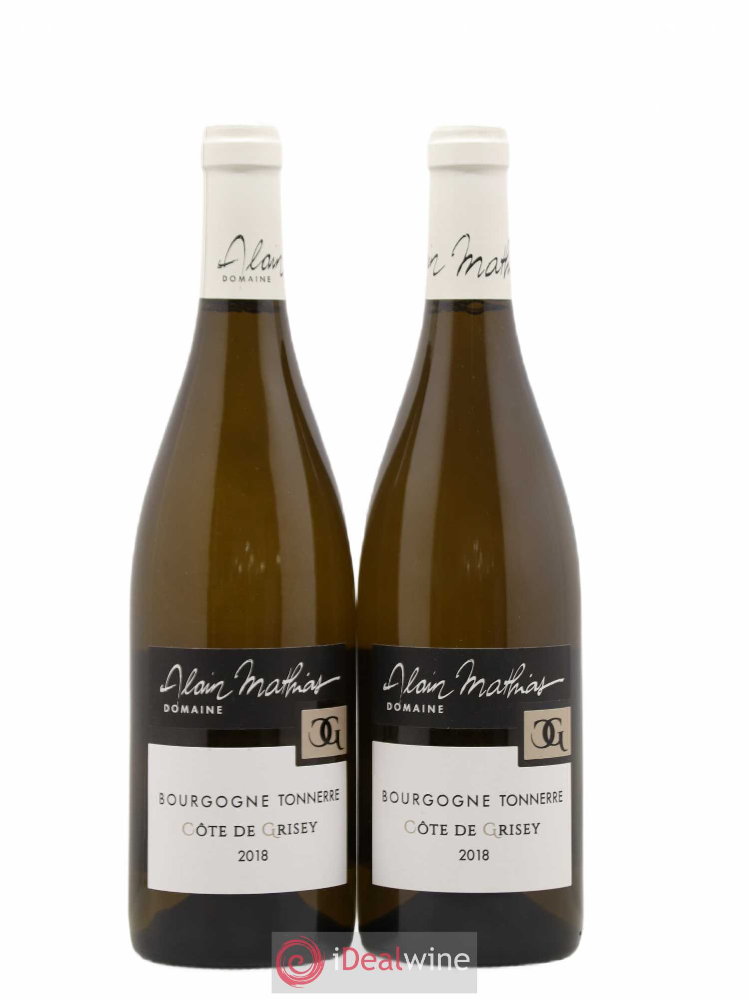 Bourgogne Tonnerre Côte de Grisey Alain Mathias (sans prix de réserve) 2018 - Posten von 2 Flaschen - 0