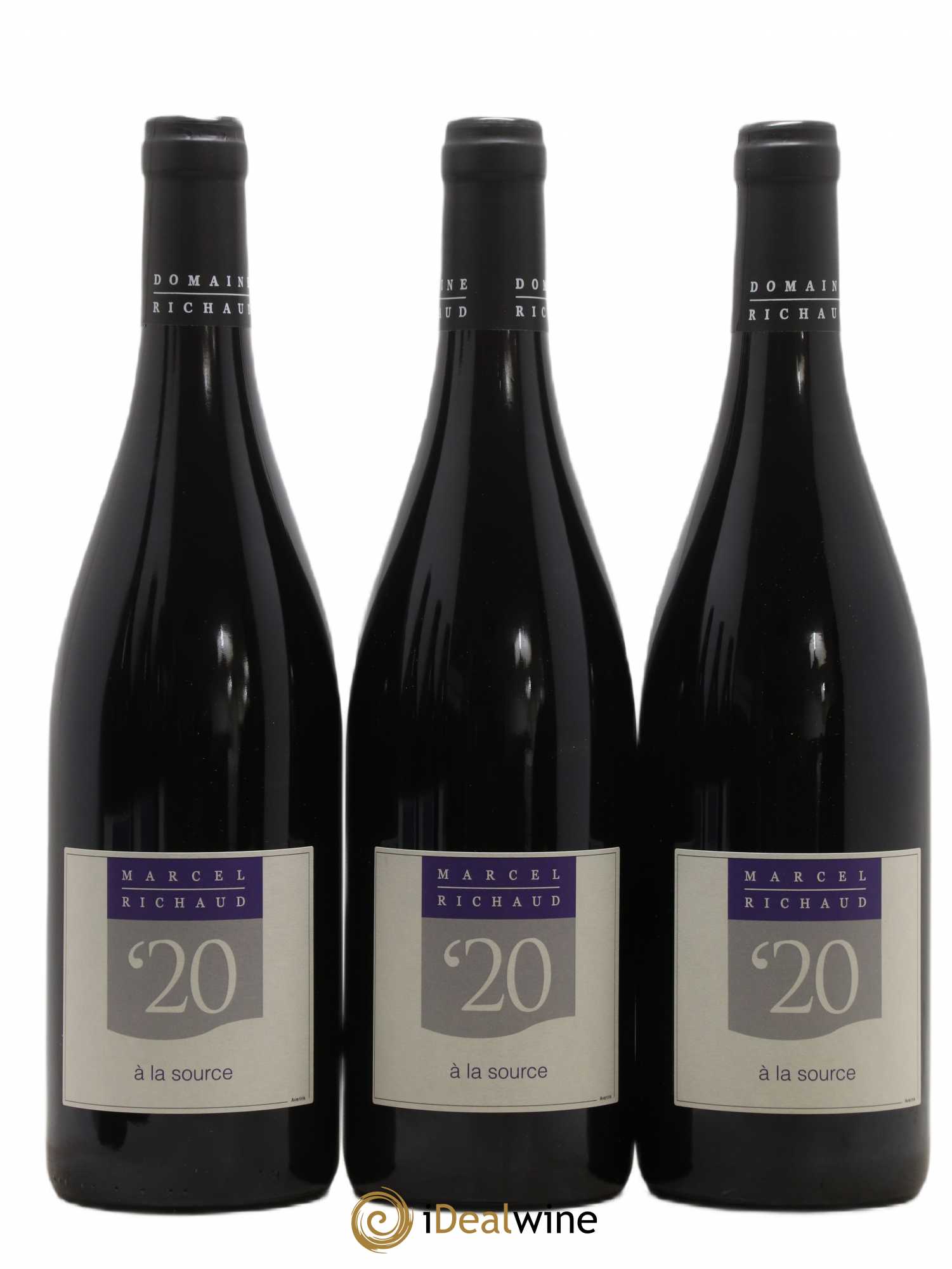 Vin de France A la source Marcel Richaud (sans prix de réserve) 2020 - Lot de 6 bouteilles - 1