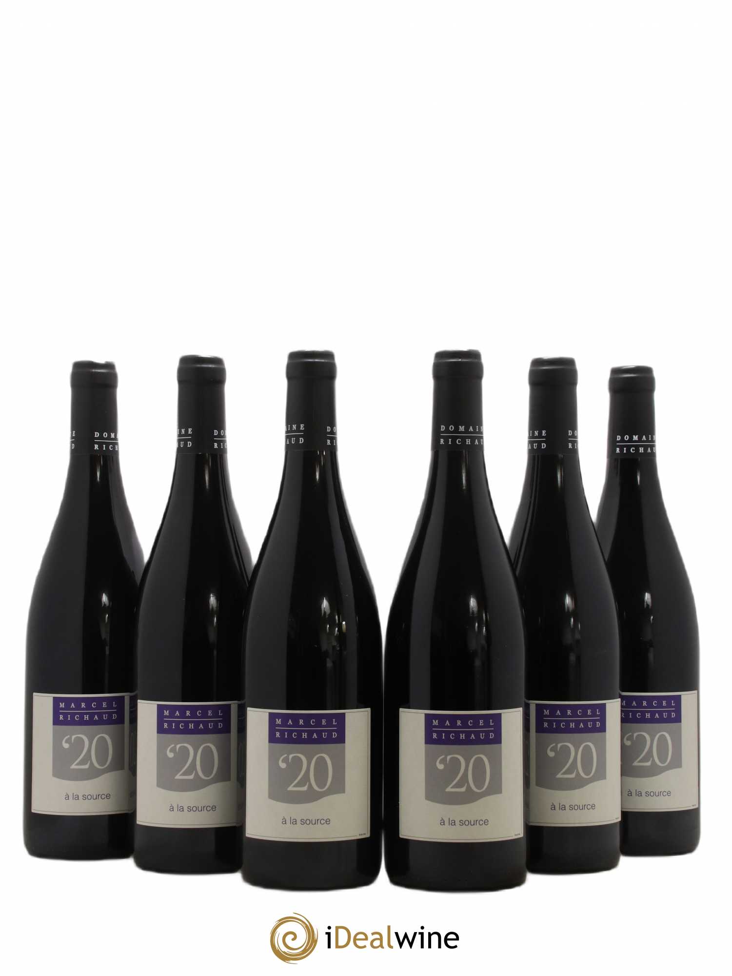 Vin de France A la source Marcel Richaud (sans prix de réserve) 2020 - Lot de 6 bouteilles - 0