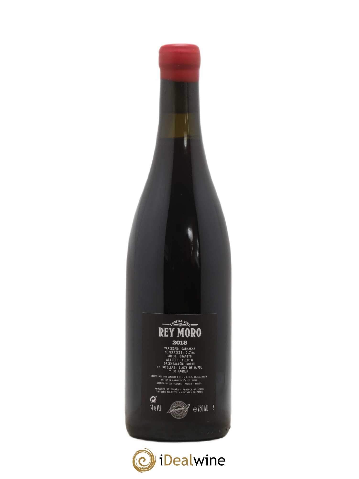 Vinos de Madrid DO Comando G DO Tumba del Rey Moro 2018 - Lot de 1 bouteille - 1