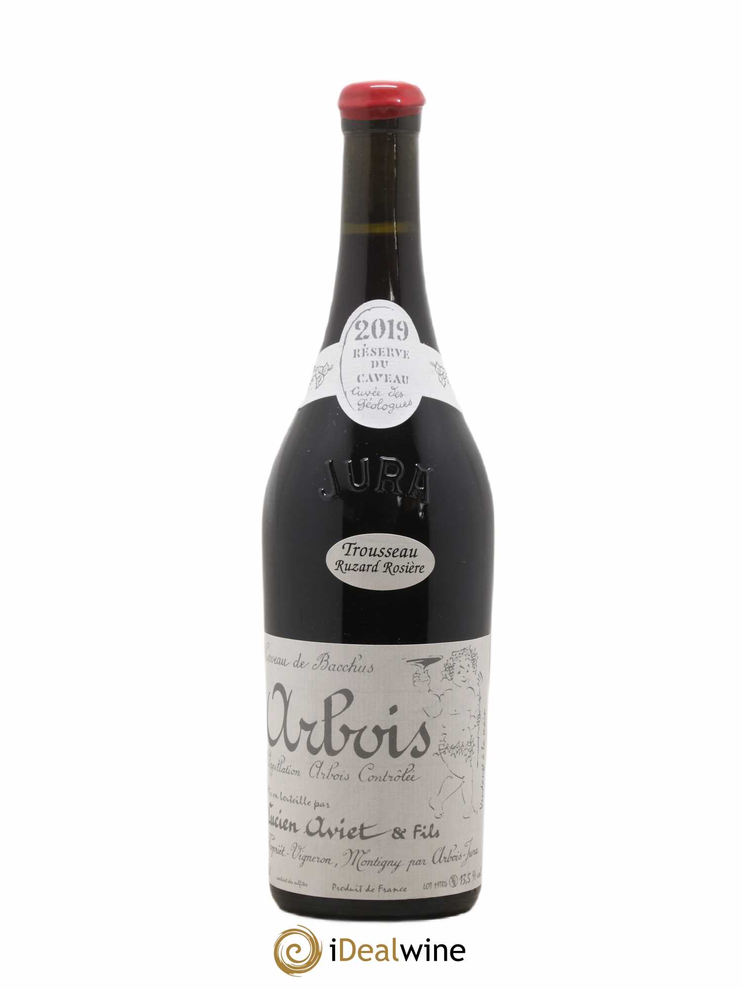 Arbois Trousseau Ruzard Rosière Cuvée des Géologues Lucien Aviet (Domaine) (sans prix de réserve) 2019 - Lot de 1 bouteille - 0