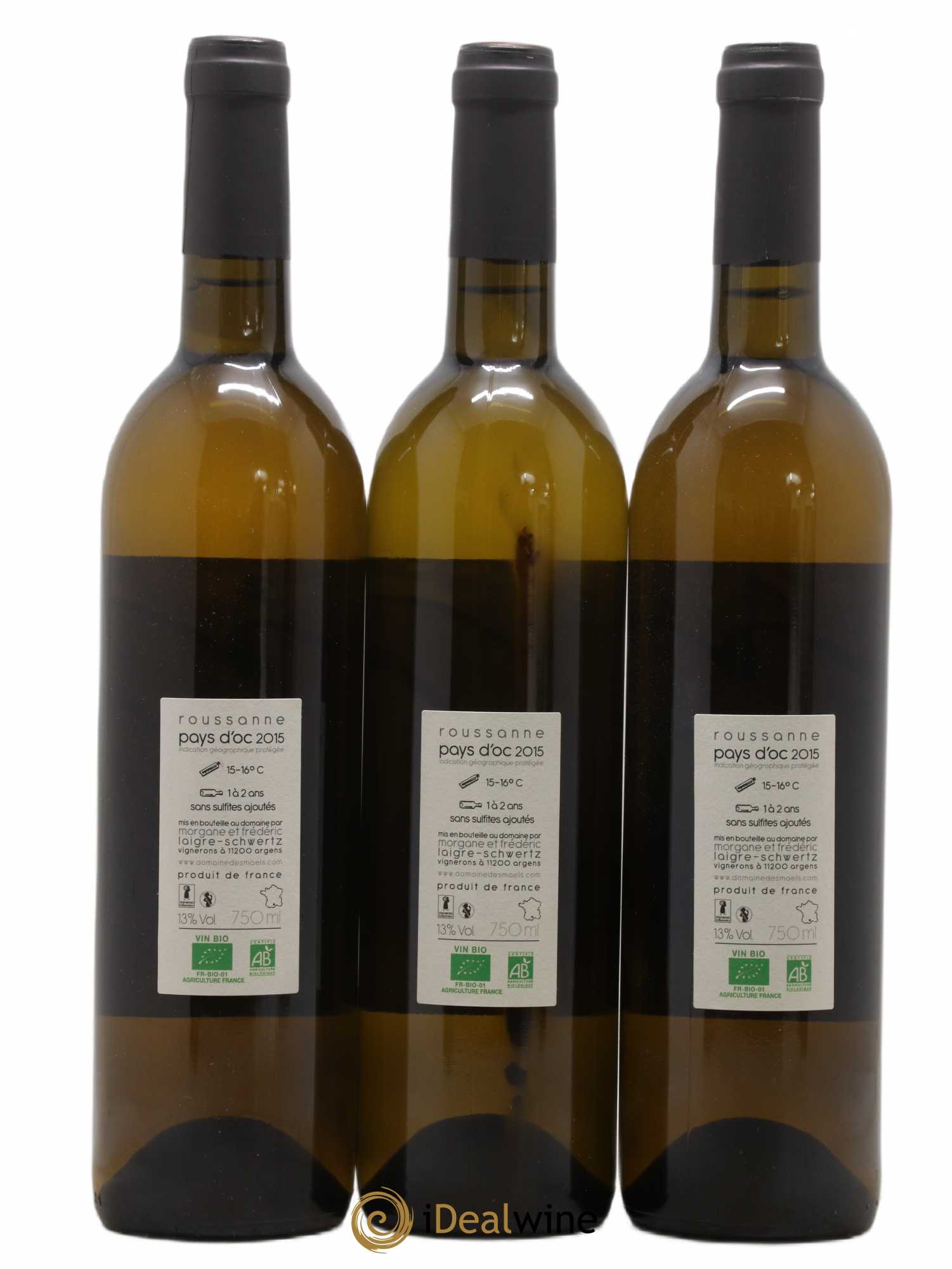 Pays d'Oc Le M des Maels Domaine des Maels (sans prix de réserve) 2015 - Posten von 3 Flaschen - 1