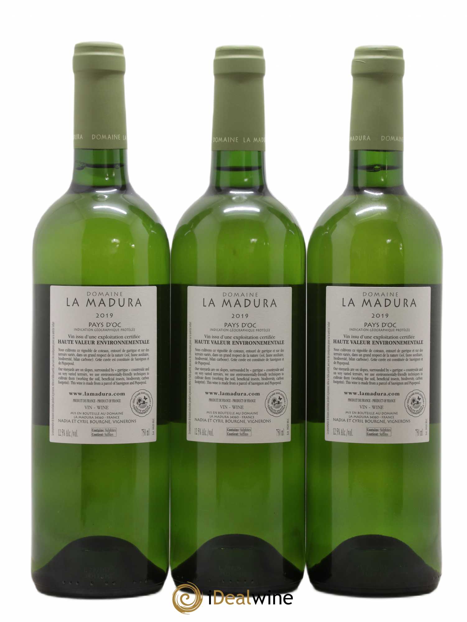 Pays d'Oc Classic Domaine la Madura (sans prix de réserve) 2019 - Posten von 3 Flaschen - 1