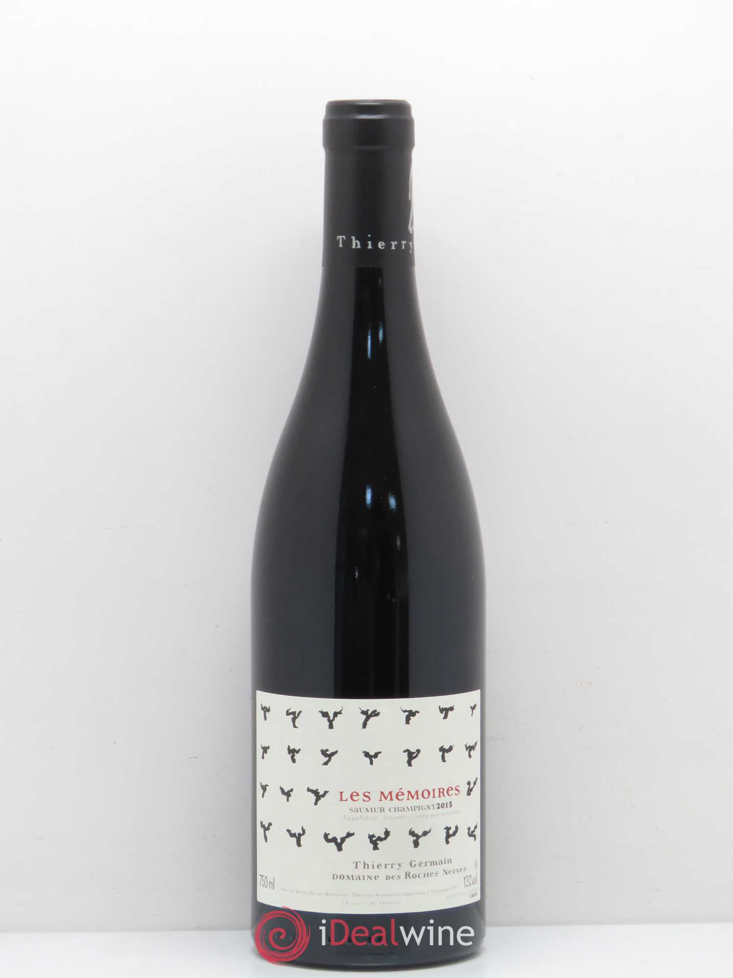 Saumur-Champigny Les Mémoires Domaine des Roches Neuves - Thierry Germain 2015 - Lot de 1 bouteille - 0