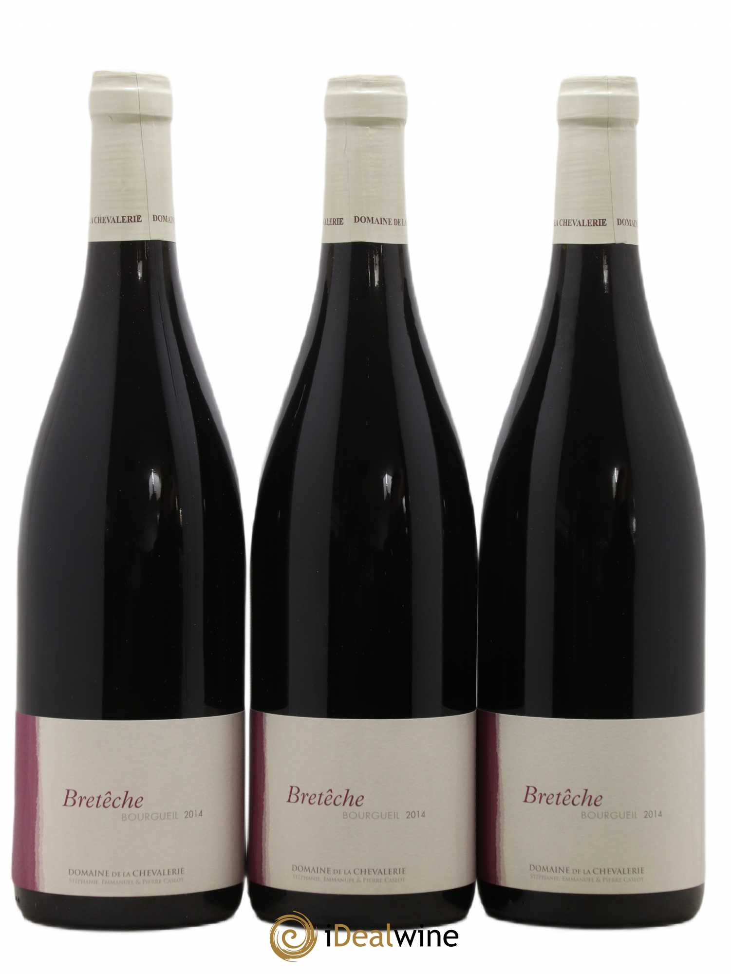 Bourgueil Bretêche Domaine de la Chevalerie (sans prix de réserve) 2014 - Lot de 3 bouteilles - 0