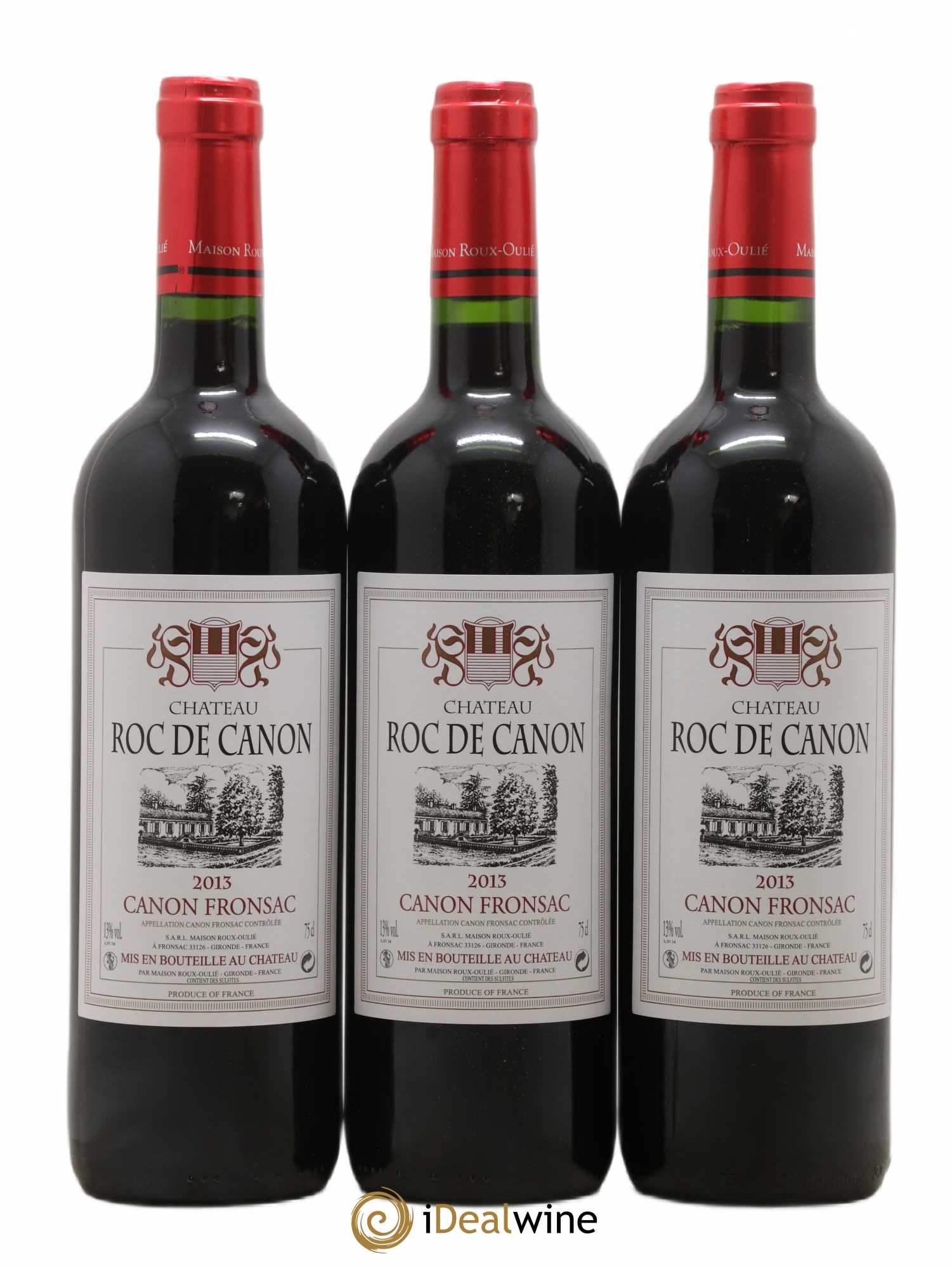 Canon-Fronsac Château Roc De Canon (sans prix de réserve) 2013 - Posten von 3 Flaschen - 0