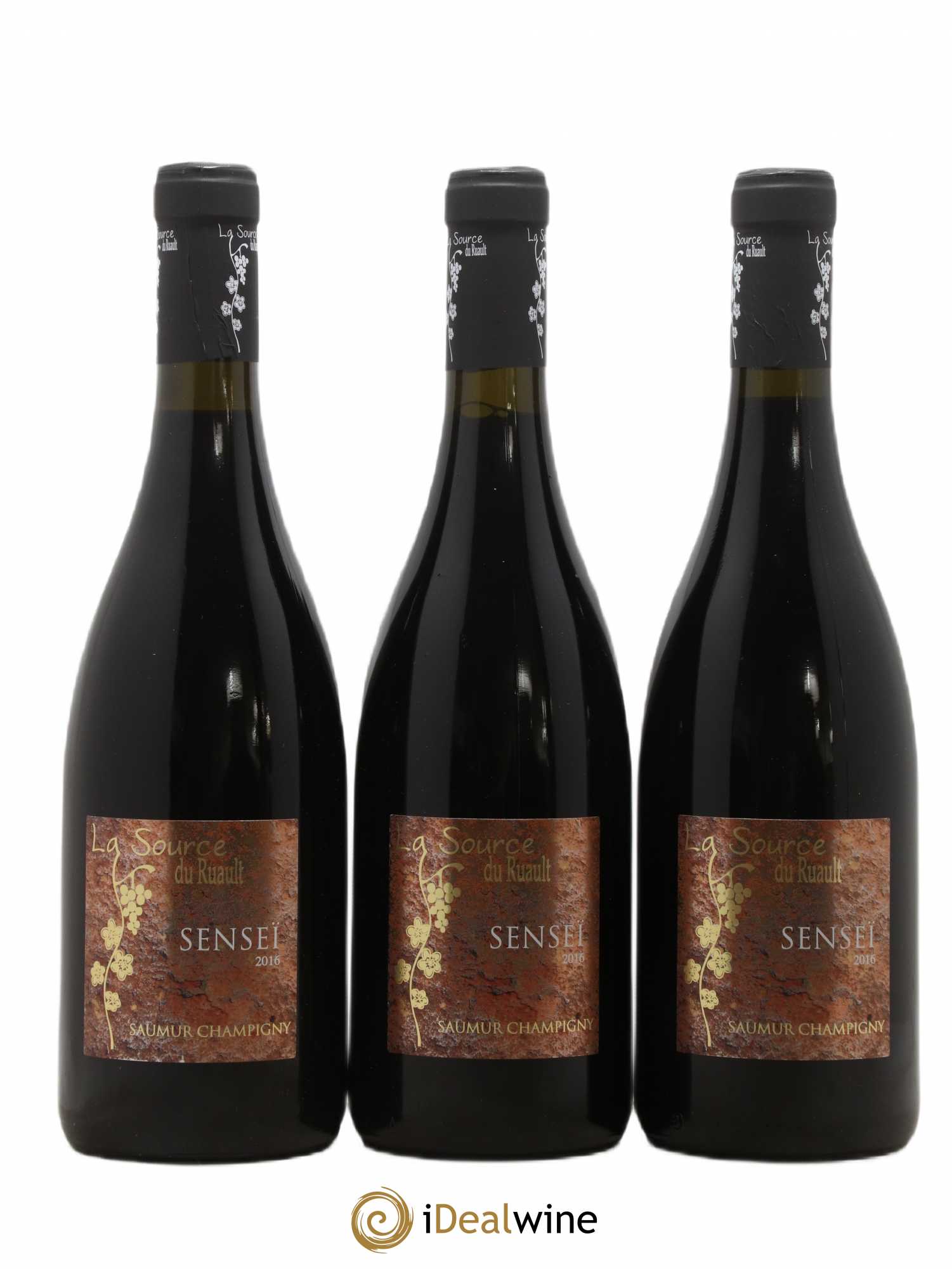 Saumur-Champigny La Source Du Ruault Senseï (sans prix de réserve) 2016 - Posten von 3 Flaschen - 0