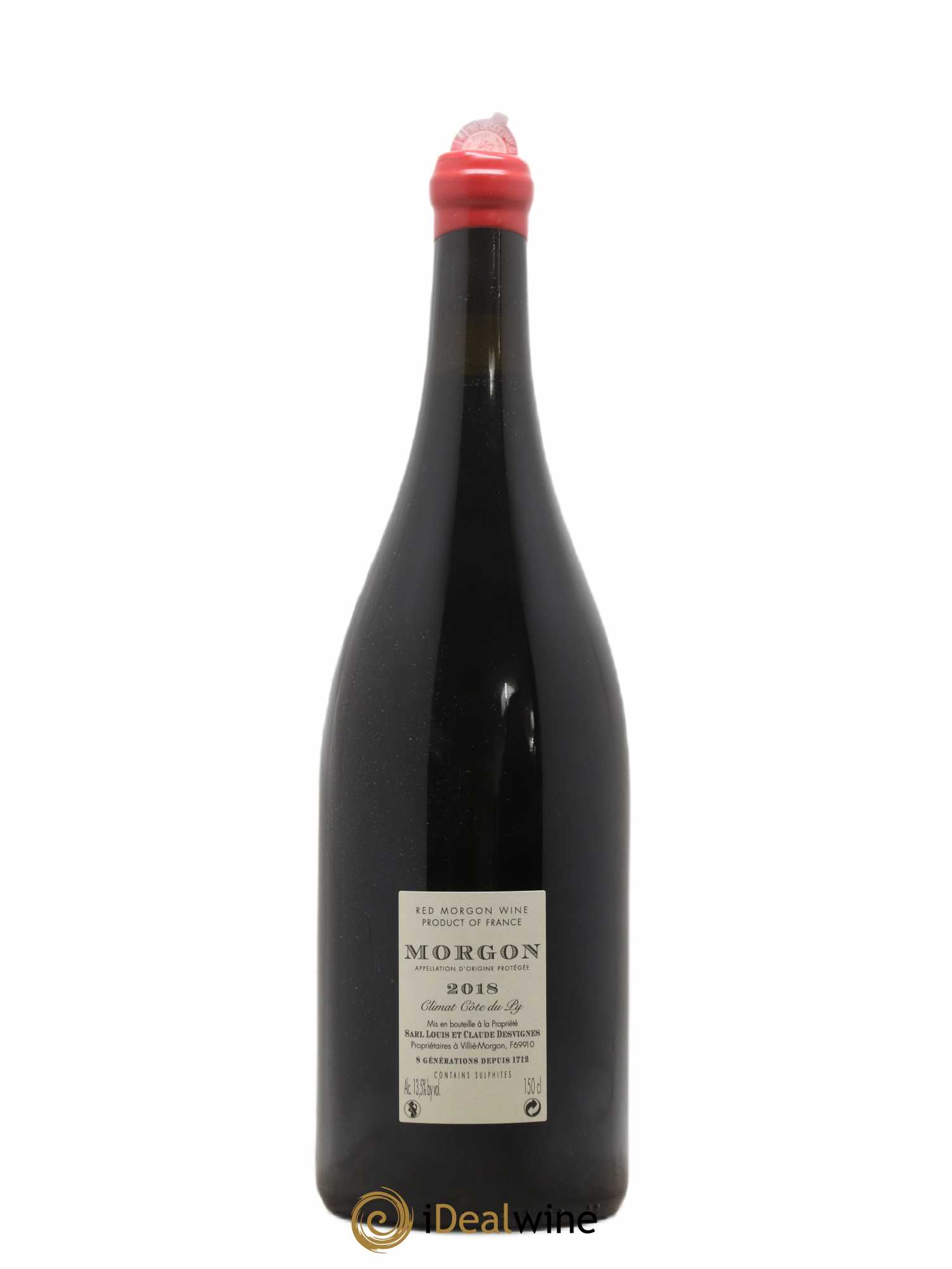 Morgon Côte de Py Javernières Louis-Claude Desvignes (sans prix de réserve) 2018 - Lot de 1 magnum - 1