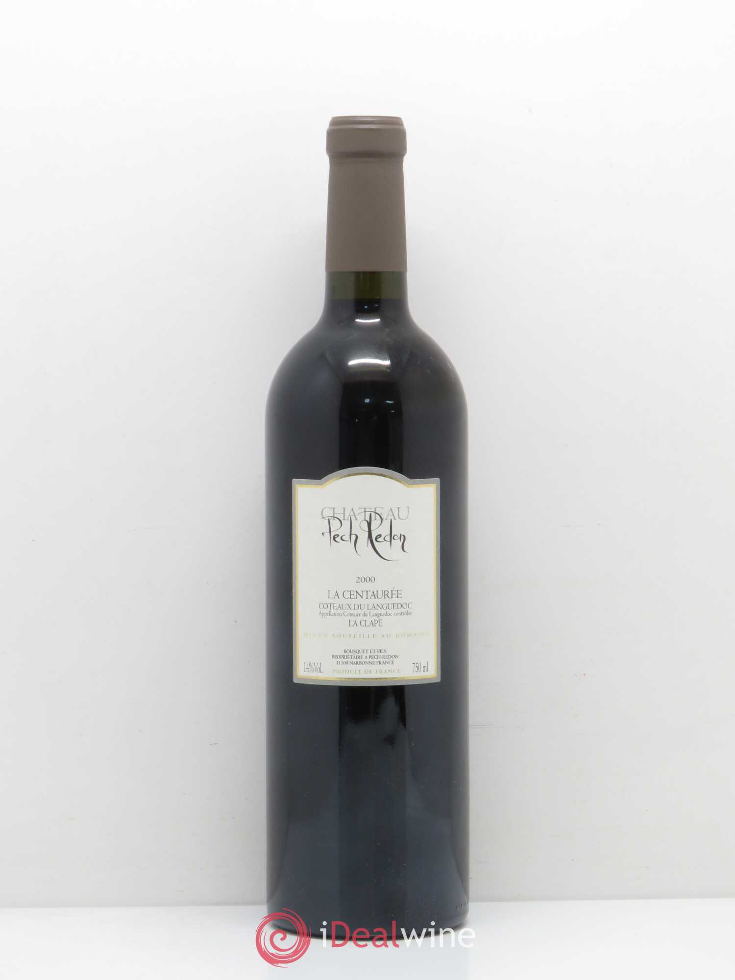Divers La Centaurée Château Pech Redon (sans prix de réserve) 2000 - Posten von 1 Flasche - 0