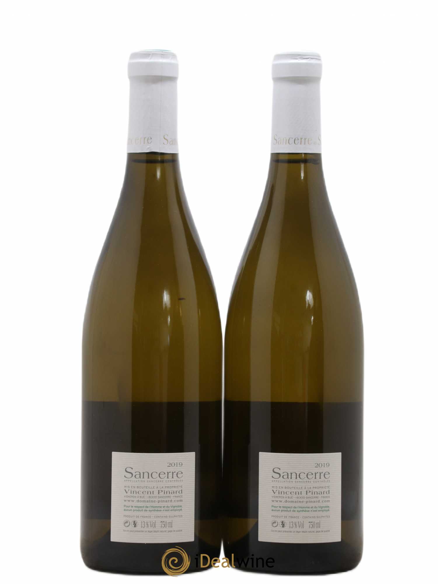 Sancerre Florès Vincent Pinard 2019 - Lot de 2 bouteilles - 1