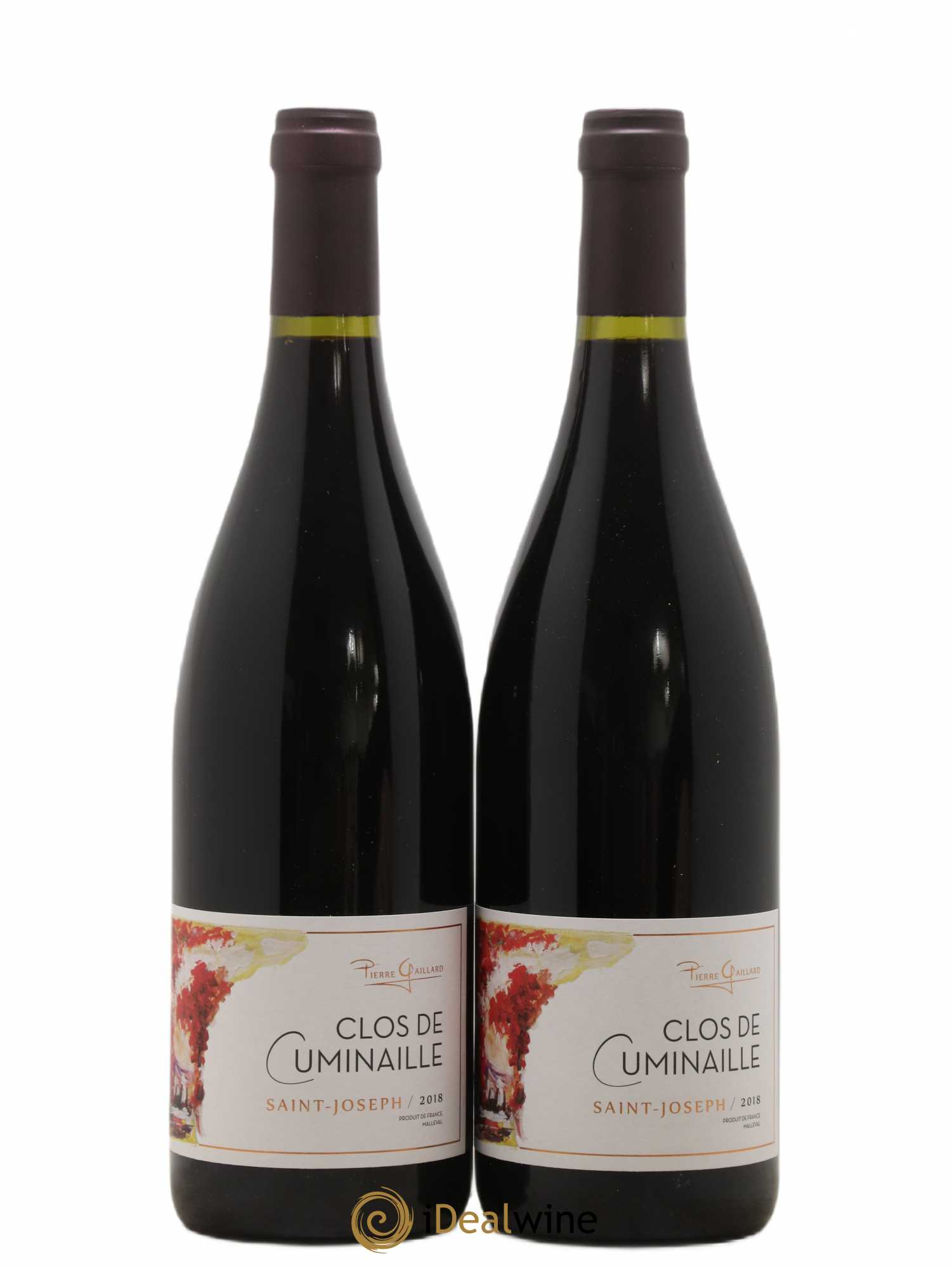 Saint-Joseph Clos de Cuminaille Pierre Gaillard 2018 - Lot de 2 bouteilles - 0