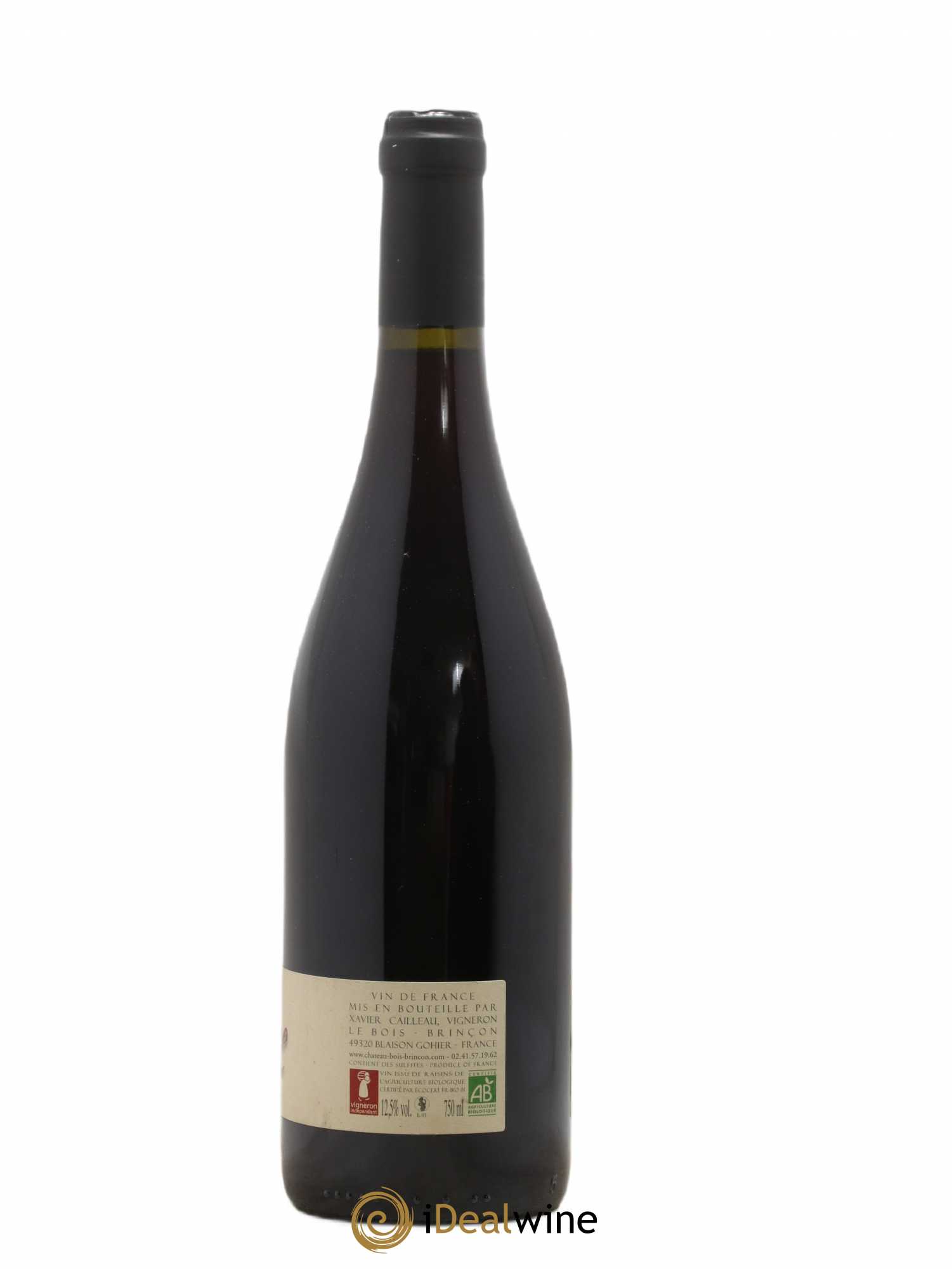 Vin de France Pineau d'Aunis Garance Château de Bois Brinçon (sans prix de réserve) 2012 - Posten von 1 Flasche - 1