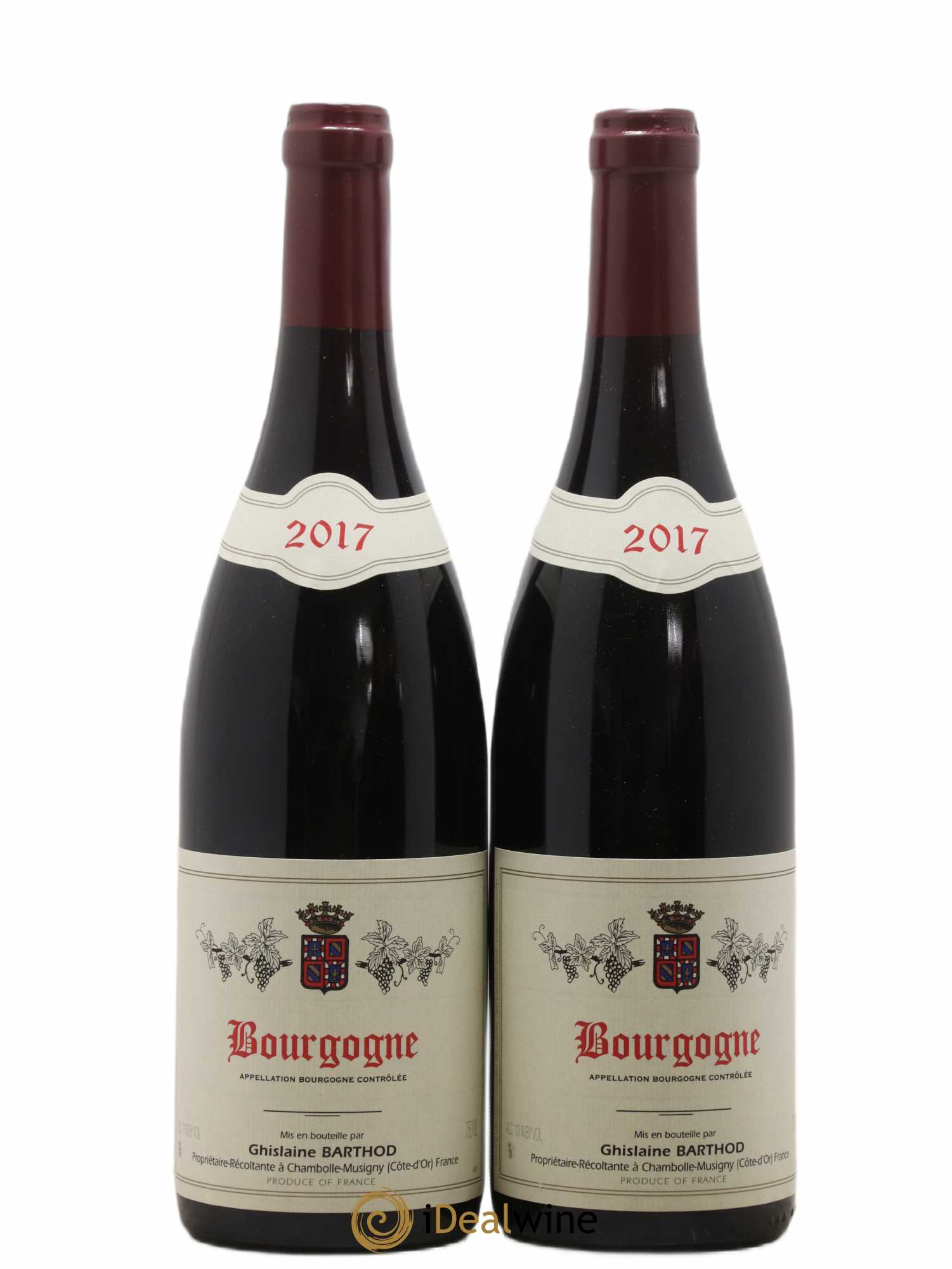 Bourgogne Ghislaine Barthod 2017 - Lot de 2 bouteilles - 0