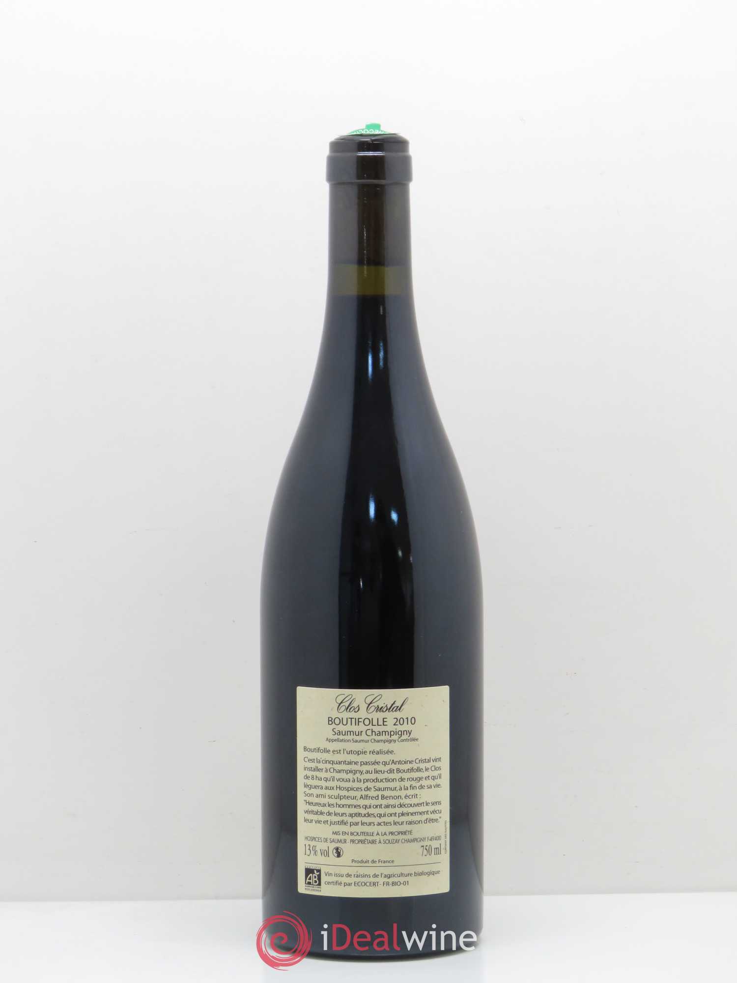 Saumur-Champigny Boutifolle Clos Cristal 2010 - Posten von 1 Flasche - 1