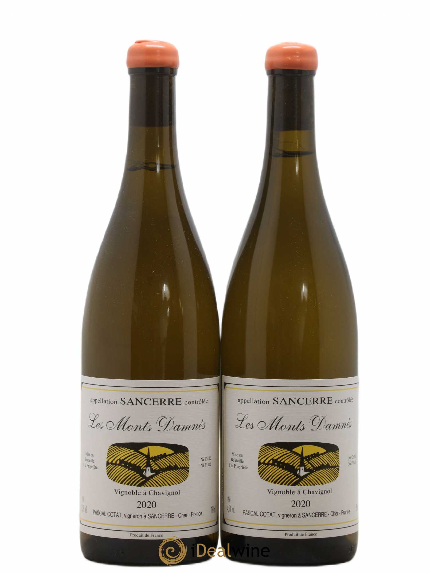 Sancerre Les Monts Damnés Pascal Cotat 2020 - Lot de 2 bouteilles - 0