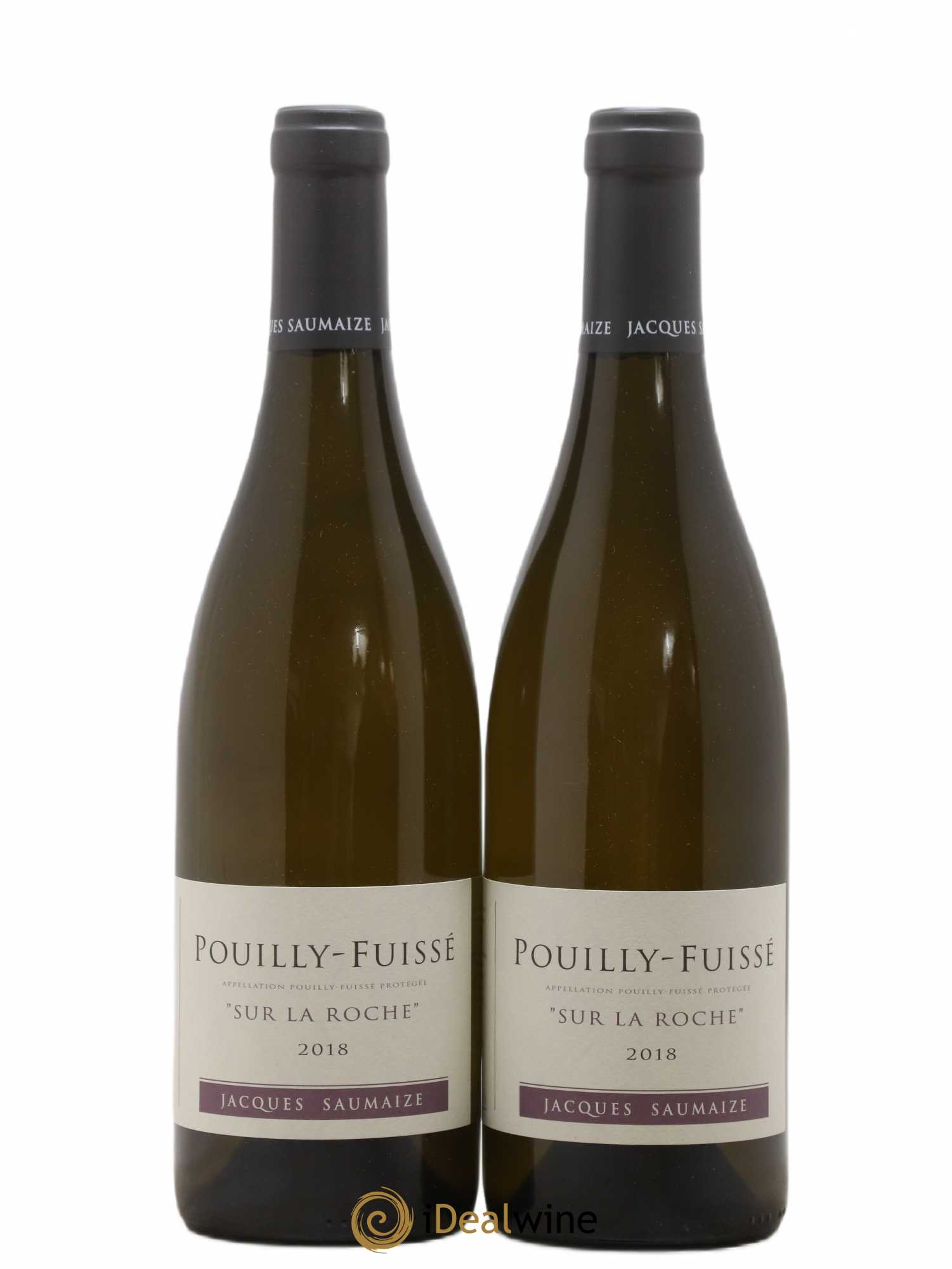Pouilly-Fuissé Sur la Roche Jacques et Nathalie Saumaize 2018 - Lot de 2 bouteilles - 0
