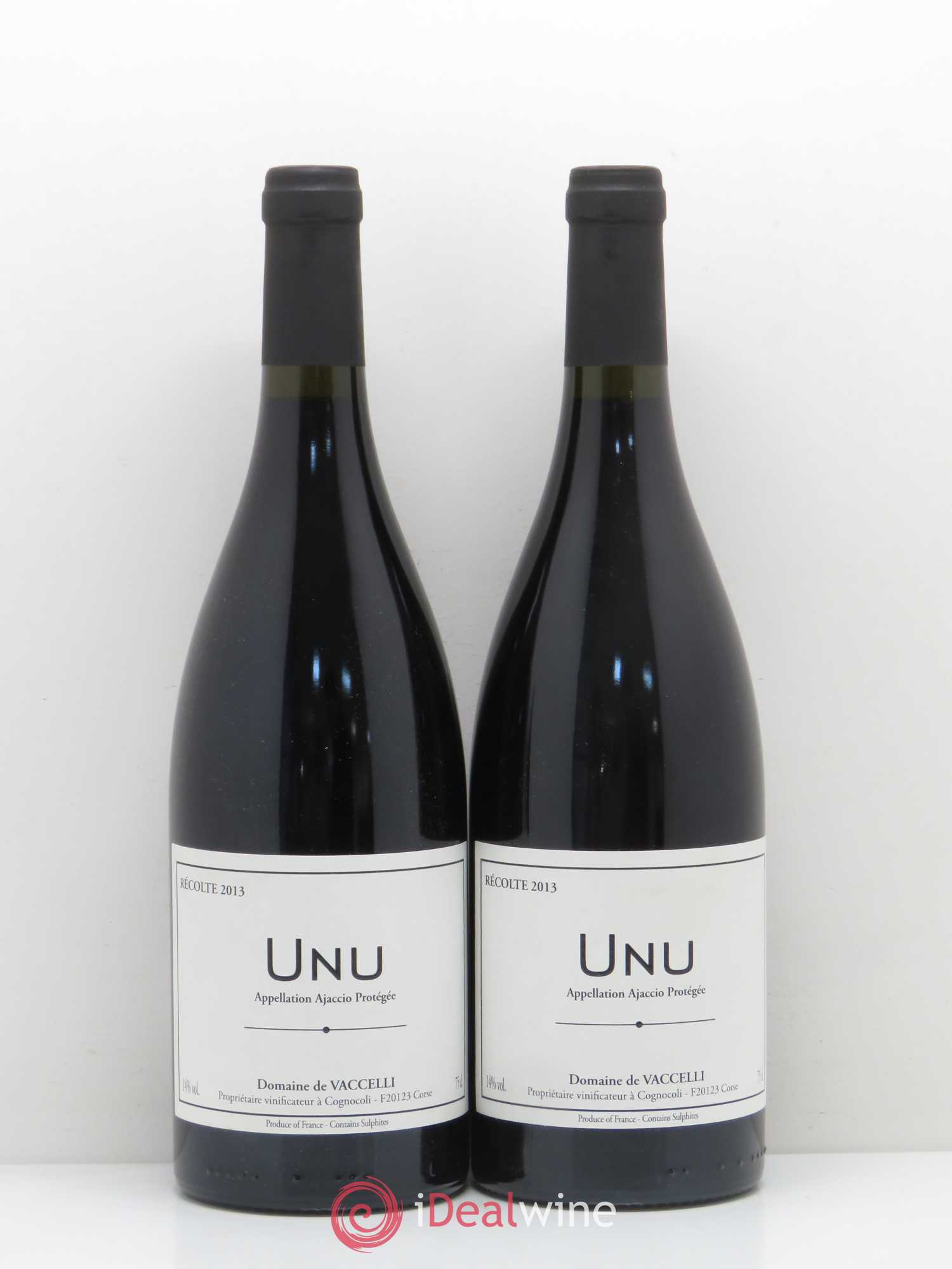 Ajaccio Unu Domaine de Vaccelli 2013 - Posten von 2 Flaschen - 0