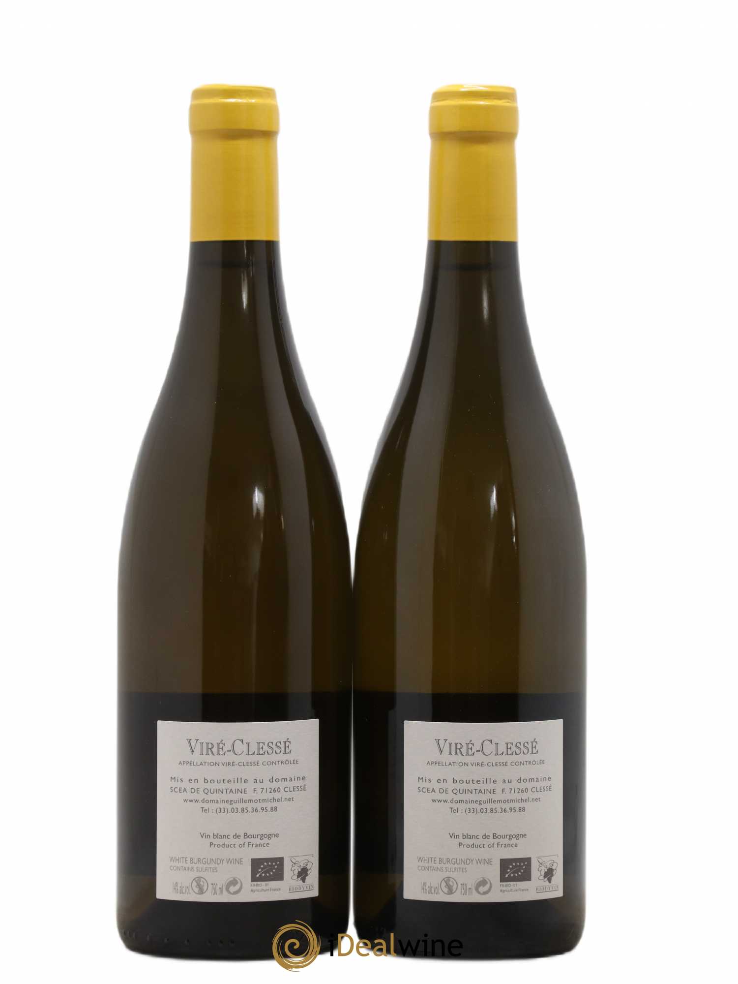 Viré-Clessé Quintaine Guillemot Michel (sans prix de réserve) 2018 - Posten von 2 Flaschen - 1