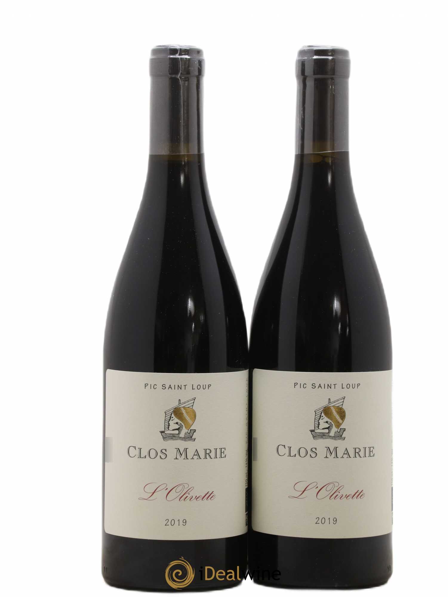 Pic Saint-Loup Clos Marie Olivette Christophe Peyrus et Françoise Julien (sans prix de réserve) 2019 - Lot de 2 bouteilles - 0