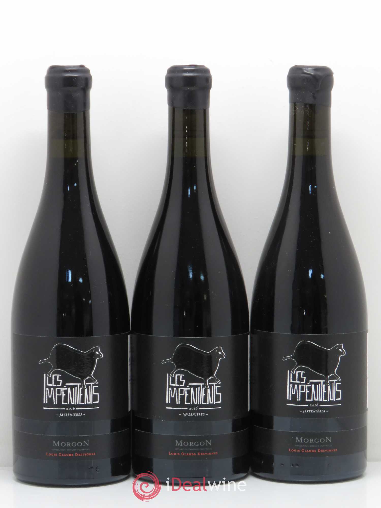 Morgon Javernières Les Impénitents Louis-Claude Desvignes 2016 - Lot de 3 bouteilles - 0