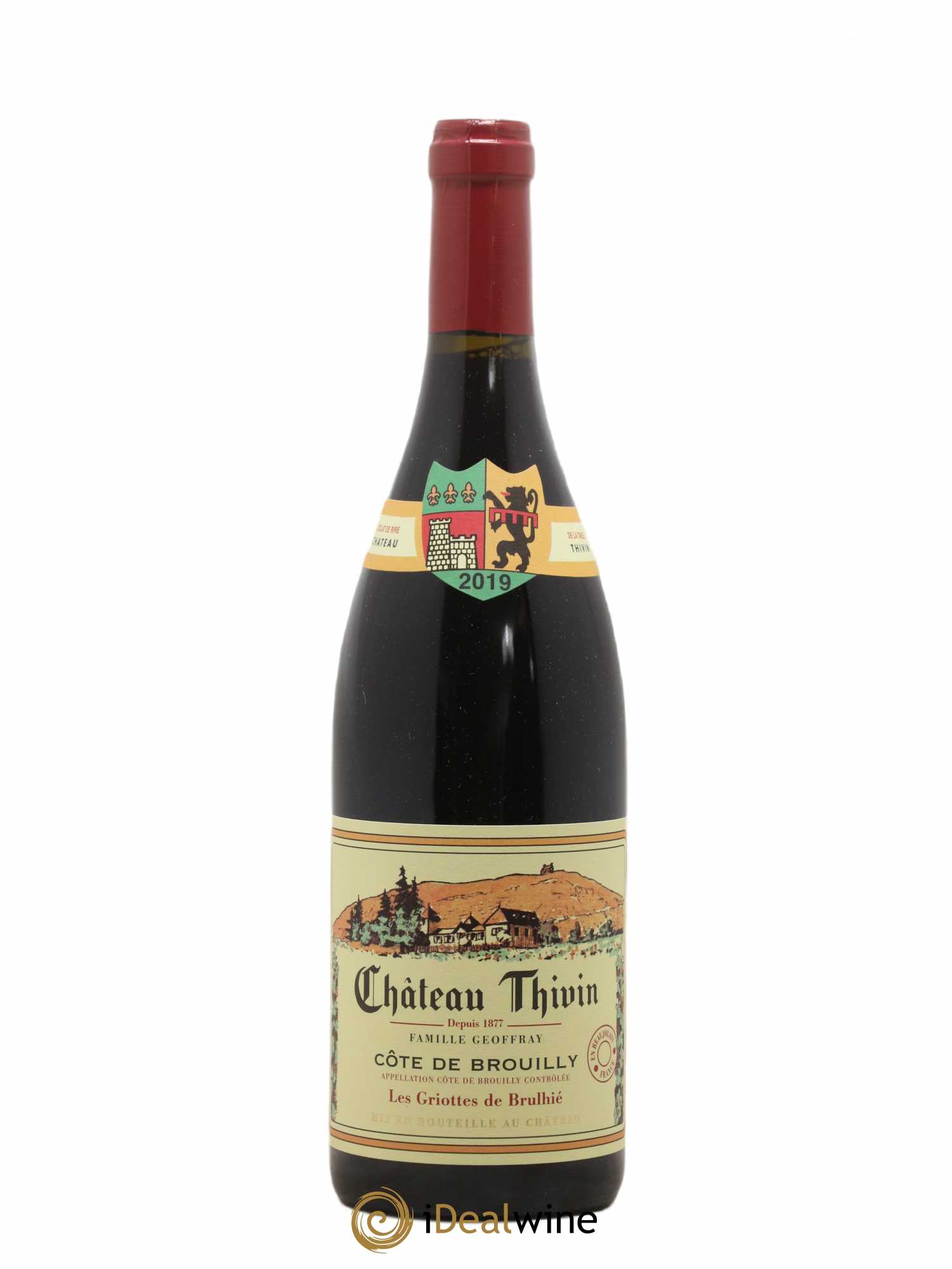 Côte de Brouilly Les Griottes de Brulhié Château Thivin 2019 - Lot de 1 bouteille - 0