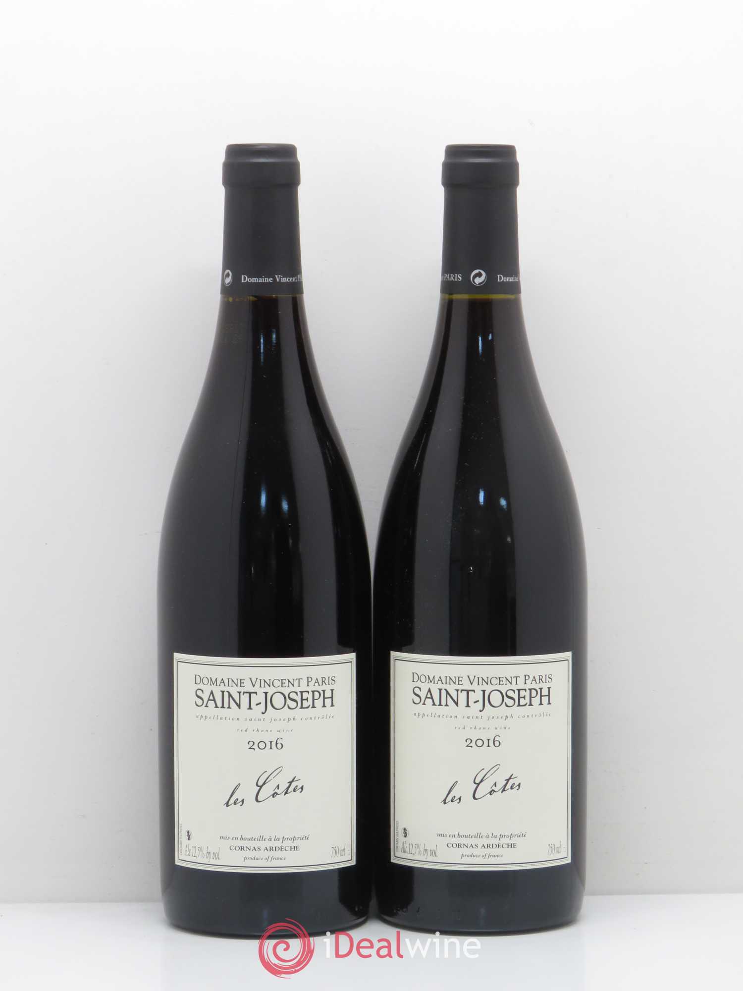 Saint-Joseph Les Côtes Vincent Paris 2016 - Posten von 2 Flaschen - 0