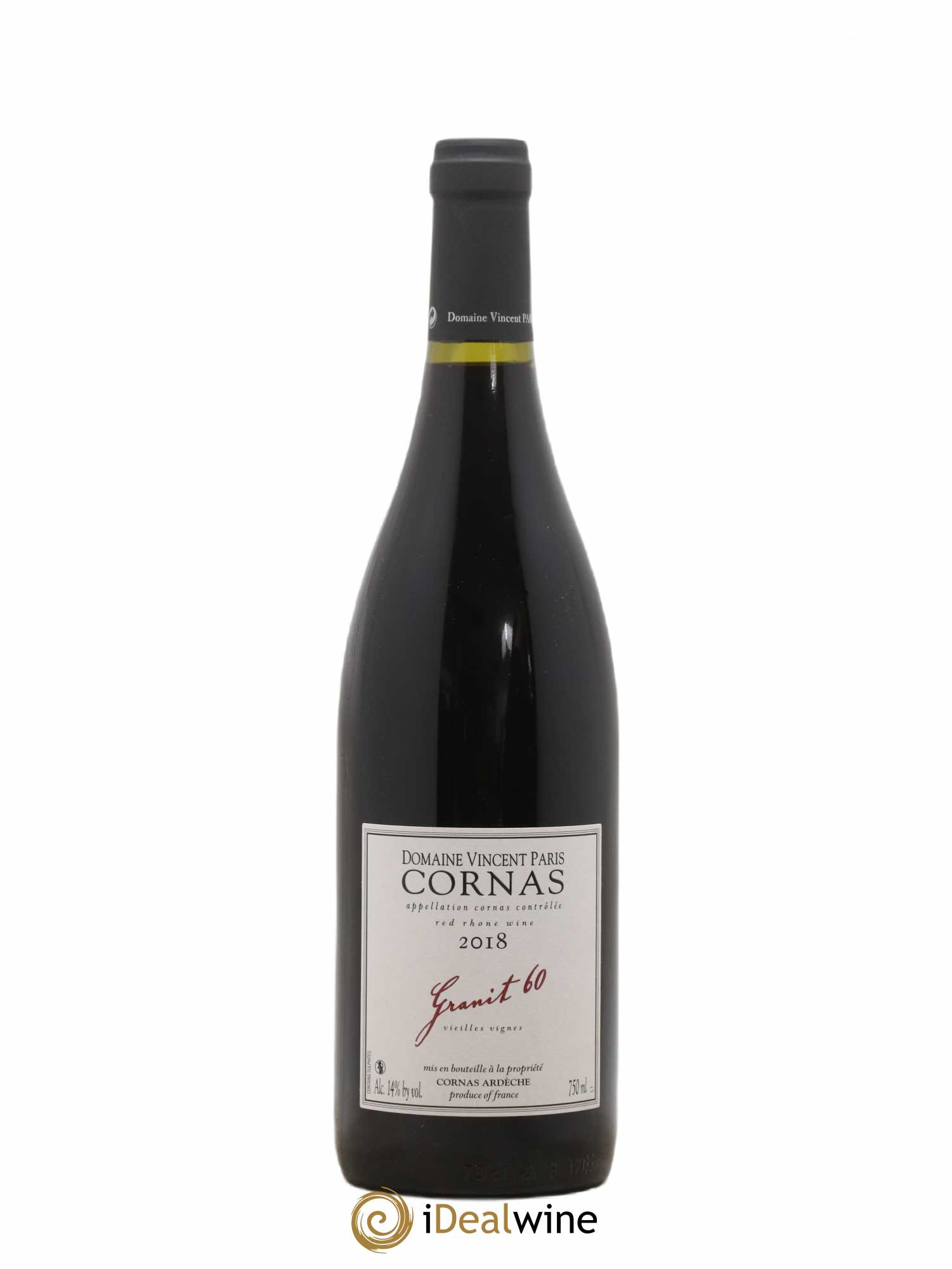 Cornas Granit 60 Vieilles Vignes Vincent Paris (sans prix de réserve) 2018 - Lot de 1 bouteille - 0