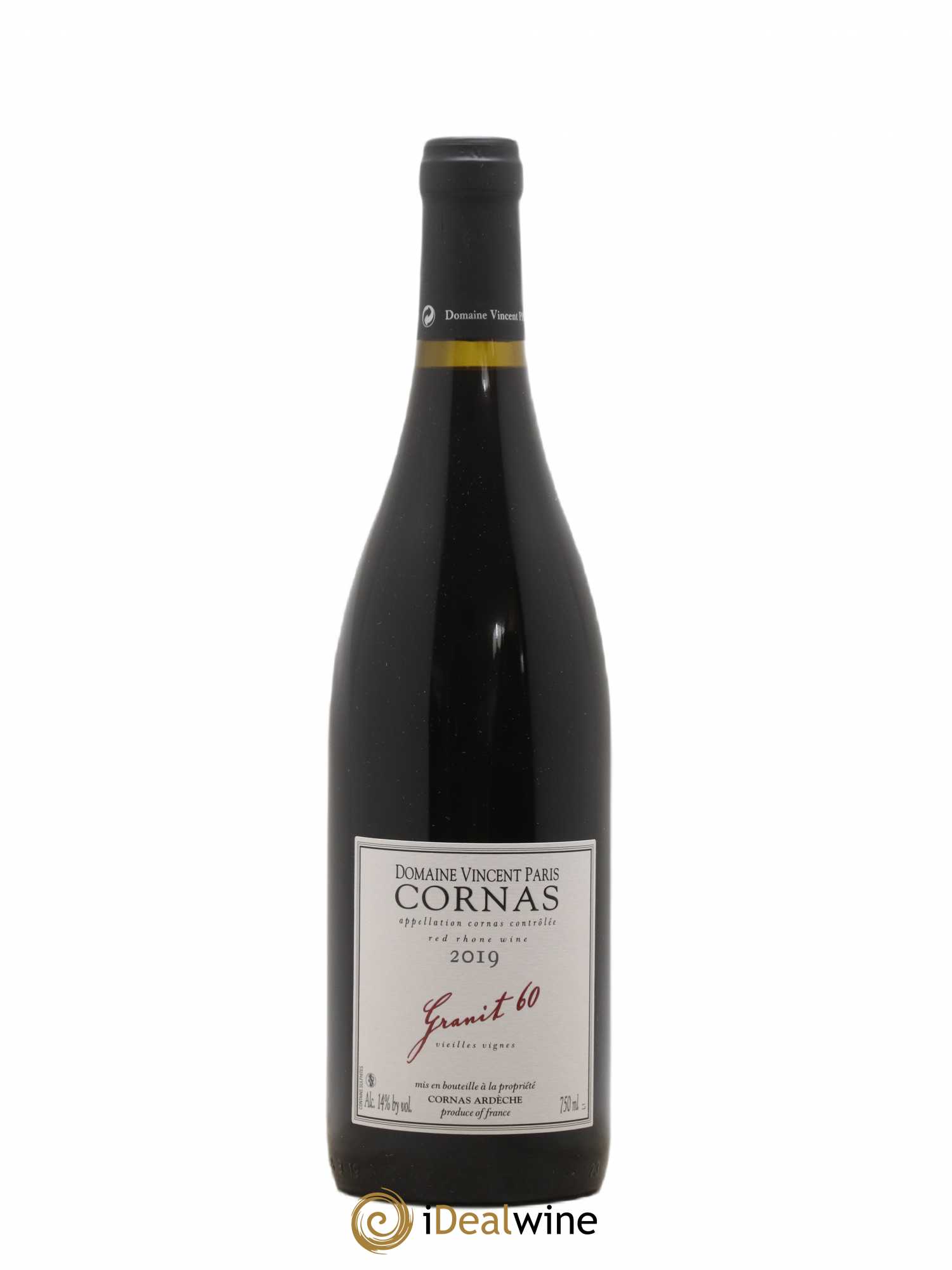 Cornas Granit 60 Vieilles Vignes Vincent Paris 2019 - Lot de 1 bouteille - 0