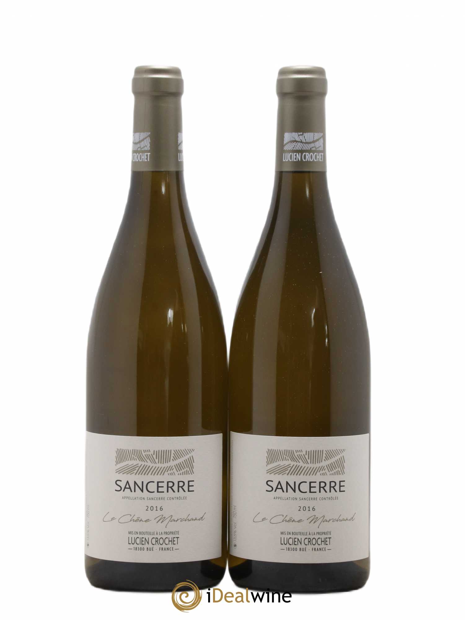 Sancerre Le Chêne Marchand Lucien Crochet (sans prix de réserve) 2016 - Lot de 2 bouteilles - 0