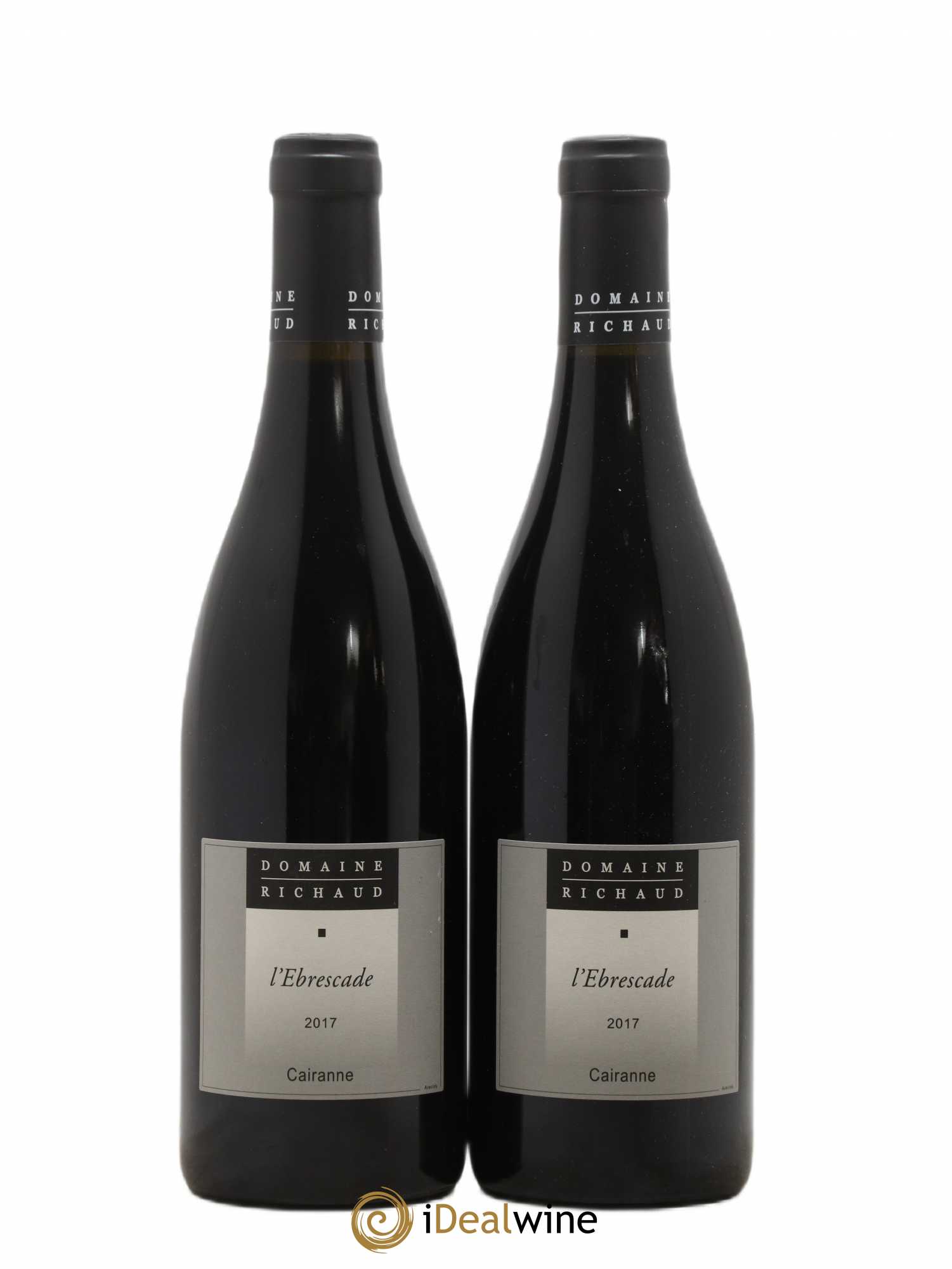 Cairanne Ebrescade Marcel Richaud (sans prix de réserve) 2017 - Lot de 2 bouteilles - 0