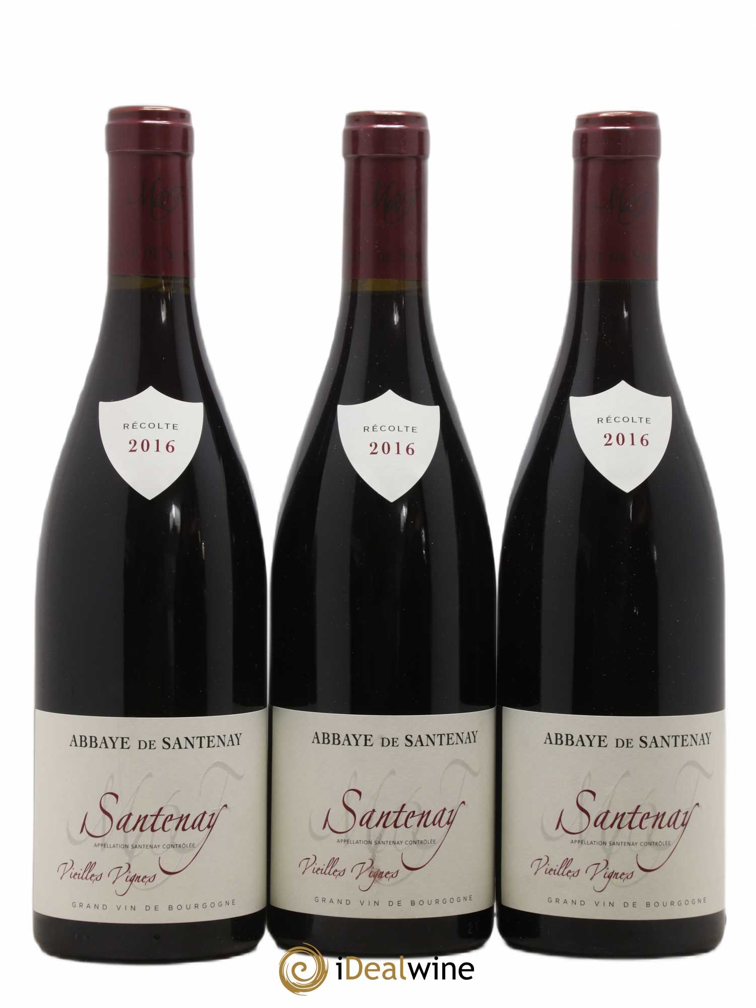 Santenay Vieilles Vignes Abbaye de Santenay (sans prix de réserve) 2016 - Posten von 3 Flaschen - 0