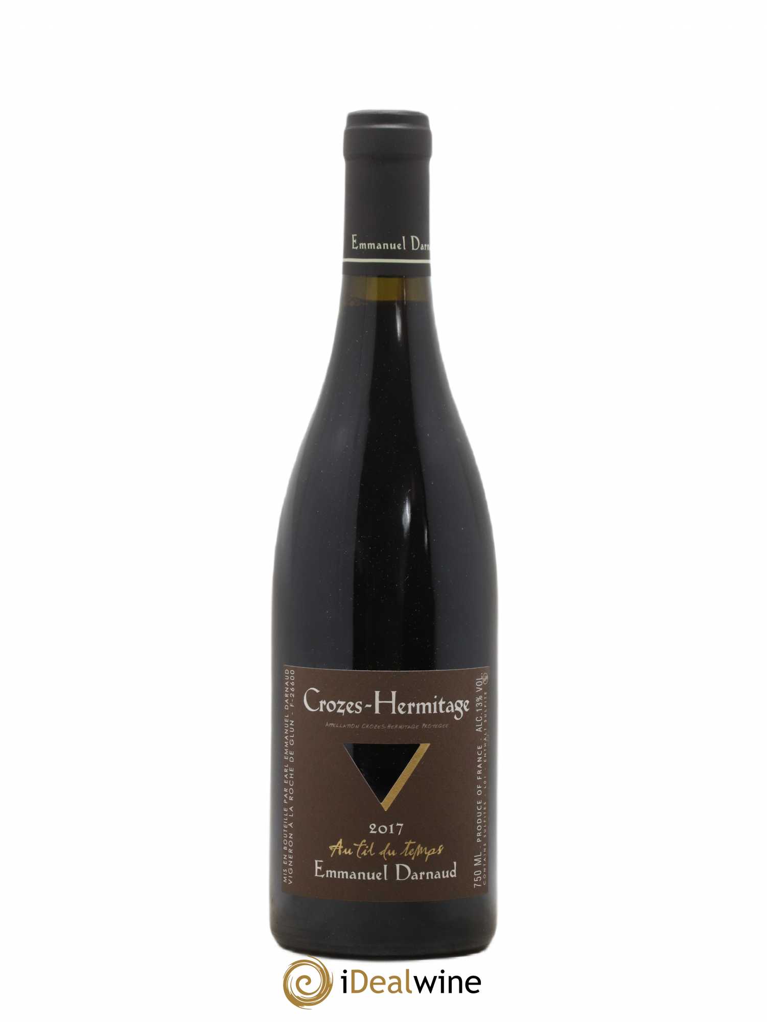 Crozes-Hermitage Au Fil Du Temps Emmanuel Darnaud (sans prix de réserve) 2017 - Posten von 1 Flasche - 0