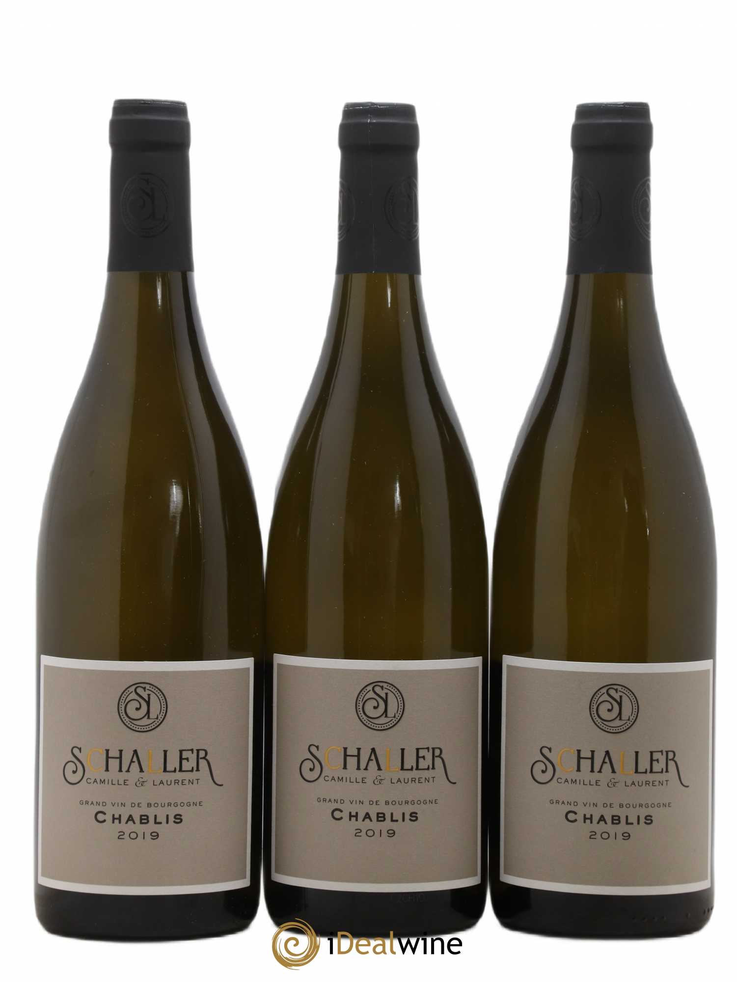 Chablis Camille Et Laurent Schaller (sans prix de réserve) 2019 - Posten von 3 Flaschen - 0