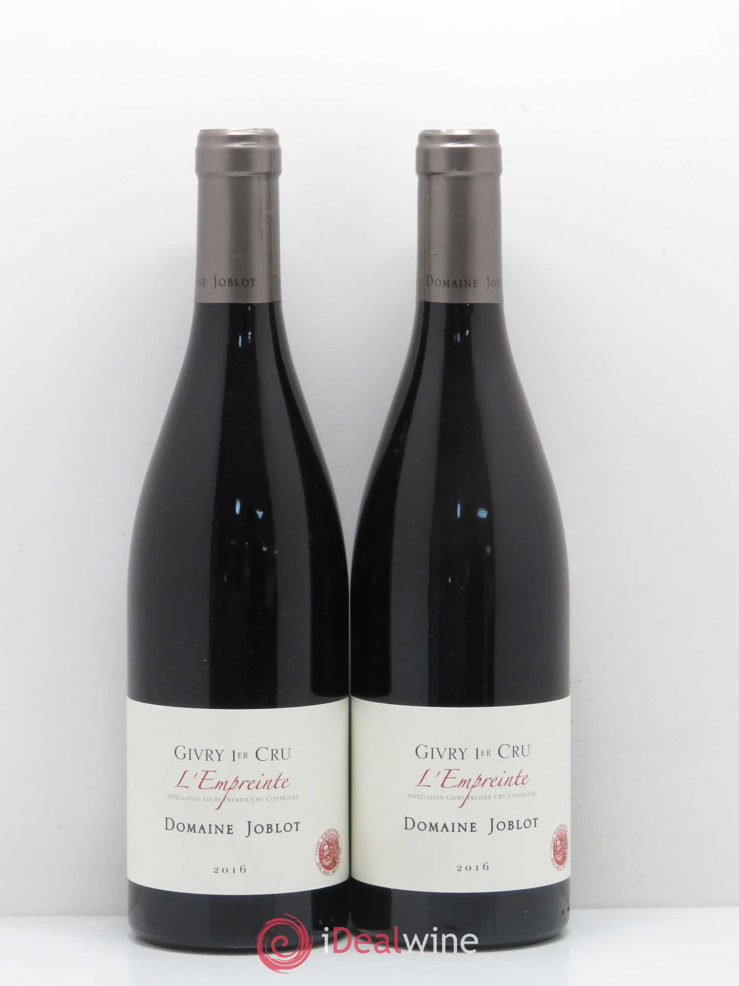 Givry 1er Cru L'Empreinte Joblot (Domaine) 2016 - Lot de 2 bouteilles - 0