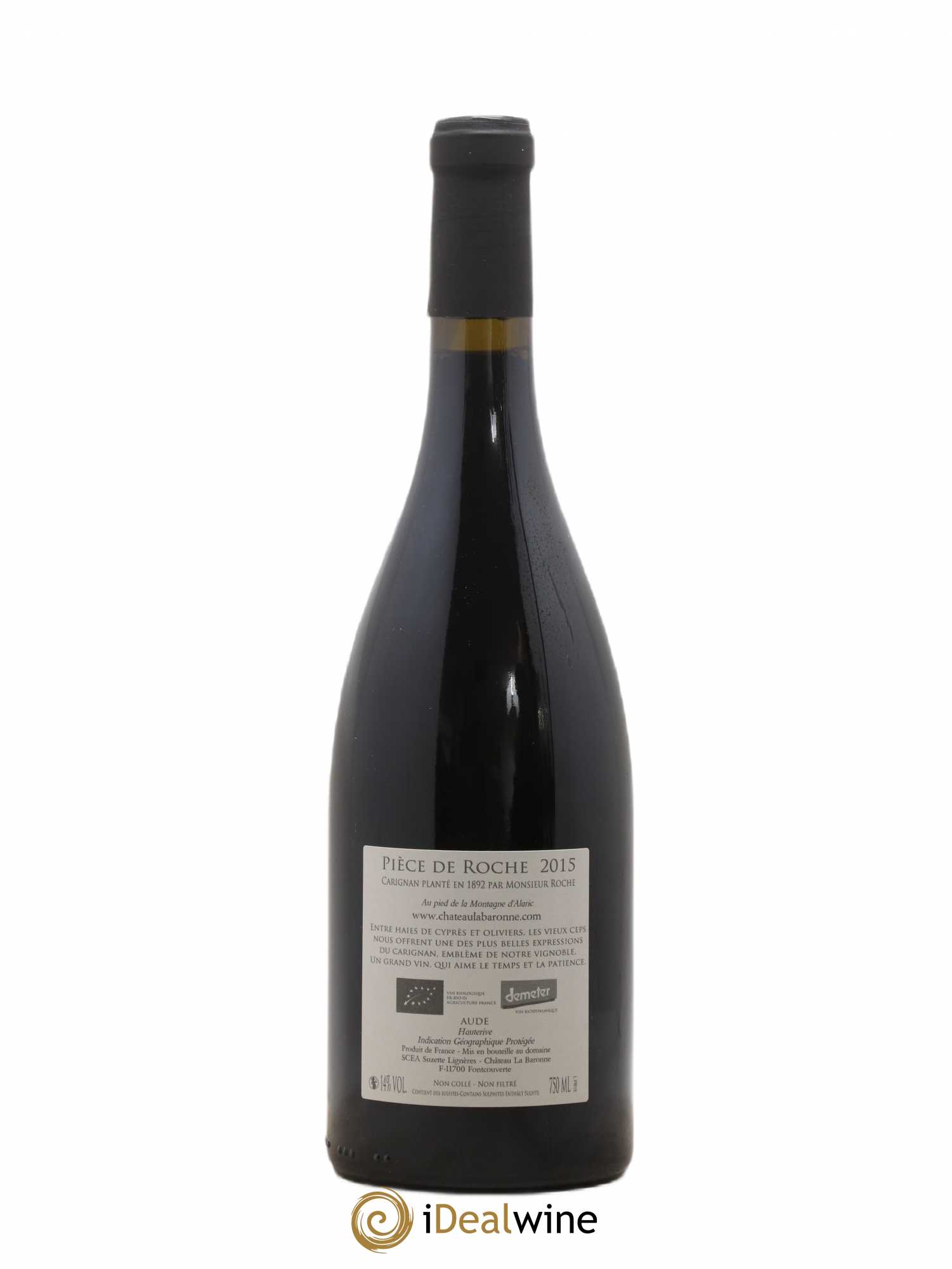 Vin de France Hauterive Pièce de Roche Château La Baronne 2015 - Posten von 1 Flasche - 1