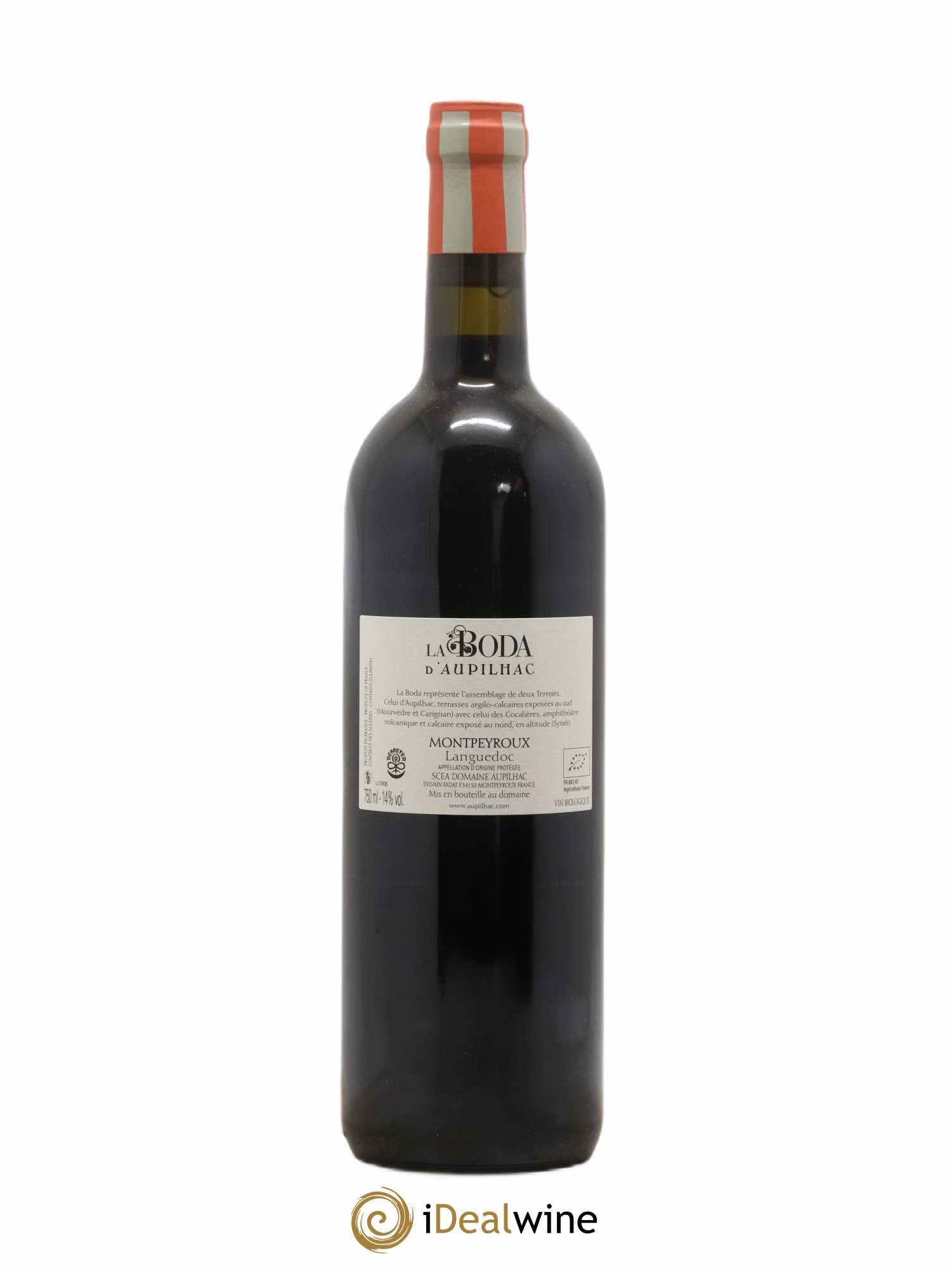 Languedoc Montpeyroux Aupilhac (Domaine d') La Boda Sylvain Fadat 2017 - Lot de 1 bouteille - 1