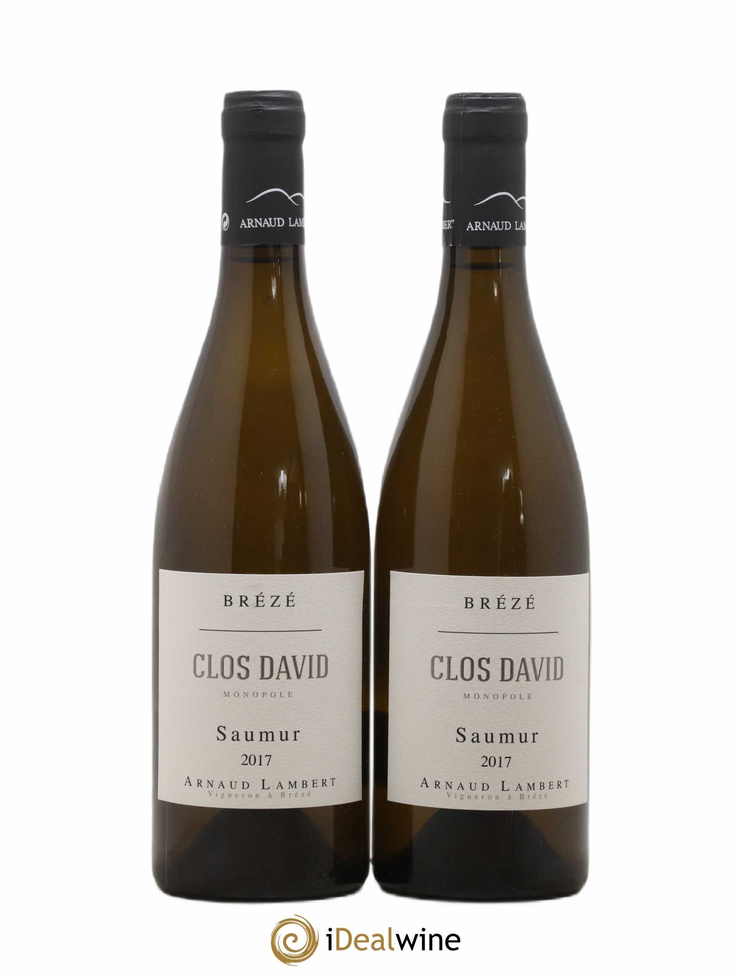 Saumur Brézé Clos David Arnaud Lambert 2017 - Lot de 2 bouteilles - 0