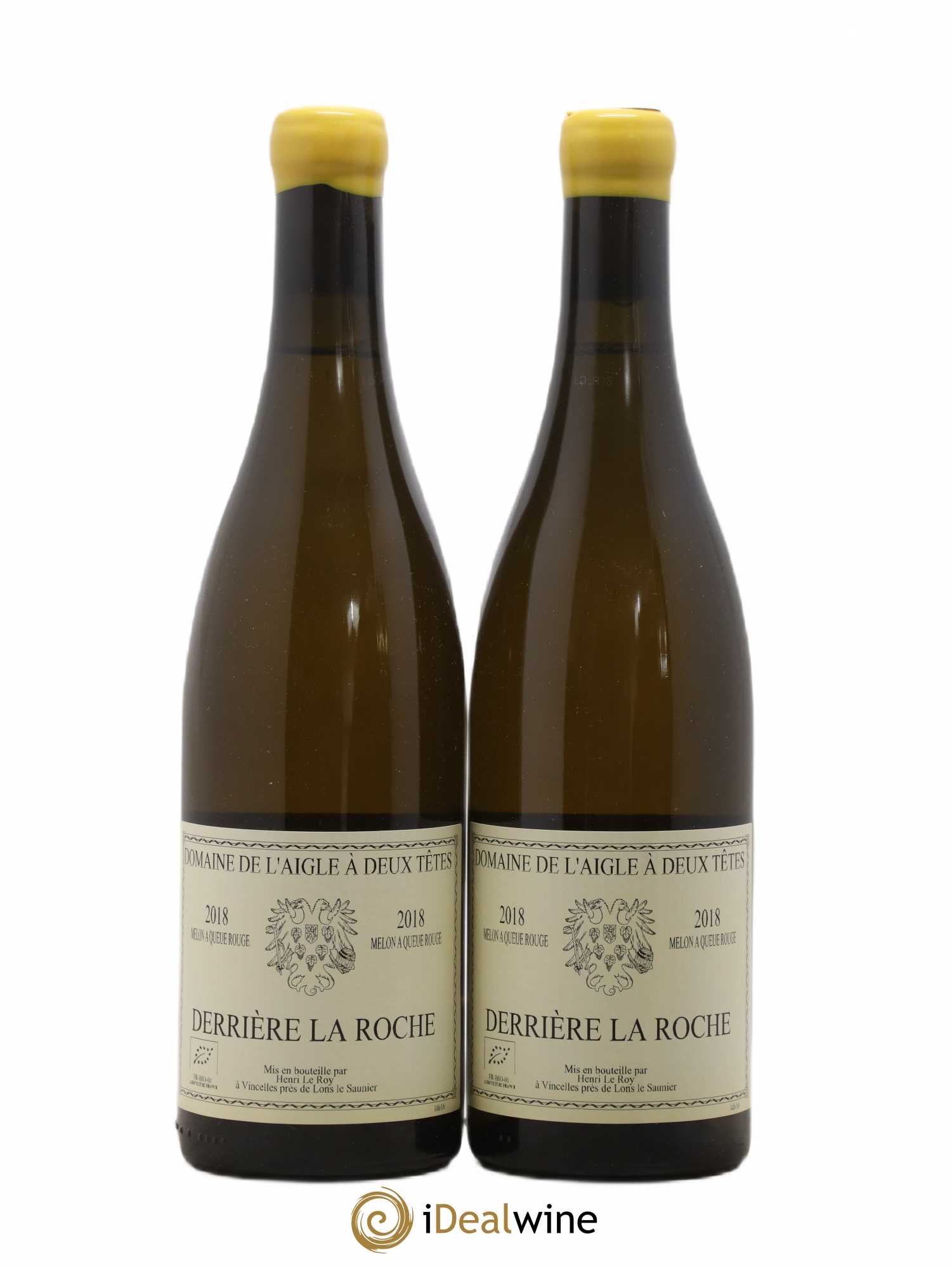 Côtes du Jura Derriere La Roche L'Aigle À Deux Têtes 2018 - Posten von 2 Flaschen - 0