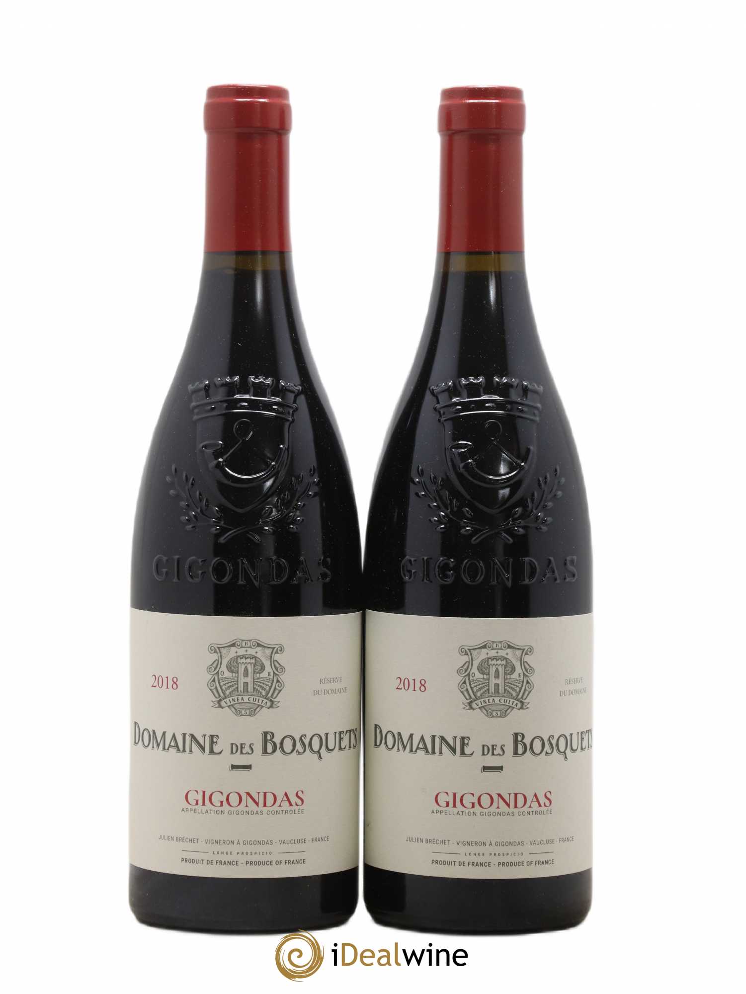 Gigondas Reserve Domaine Des Bosquets 2018 - Lot de 2 bouteilles - 0
