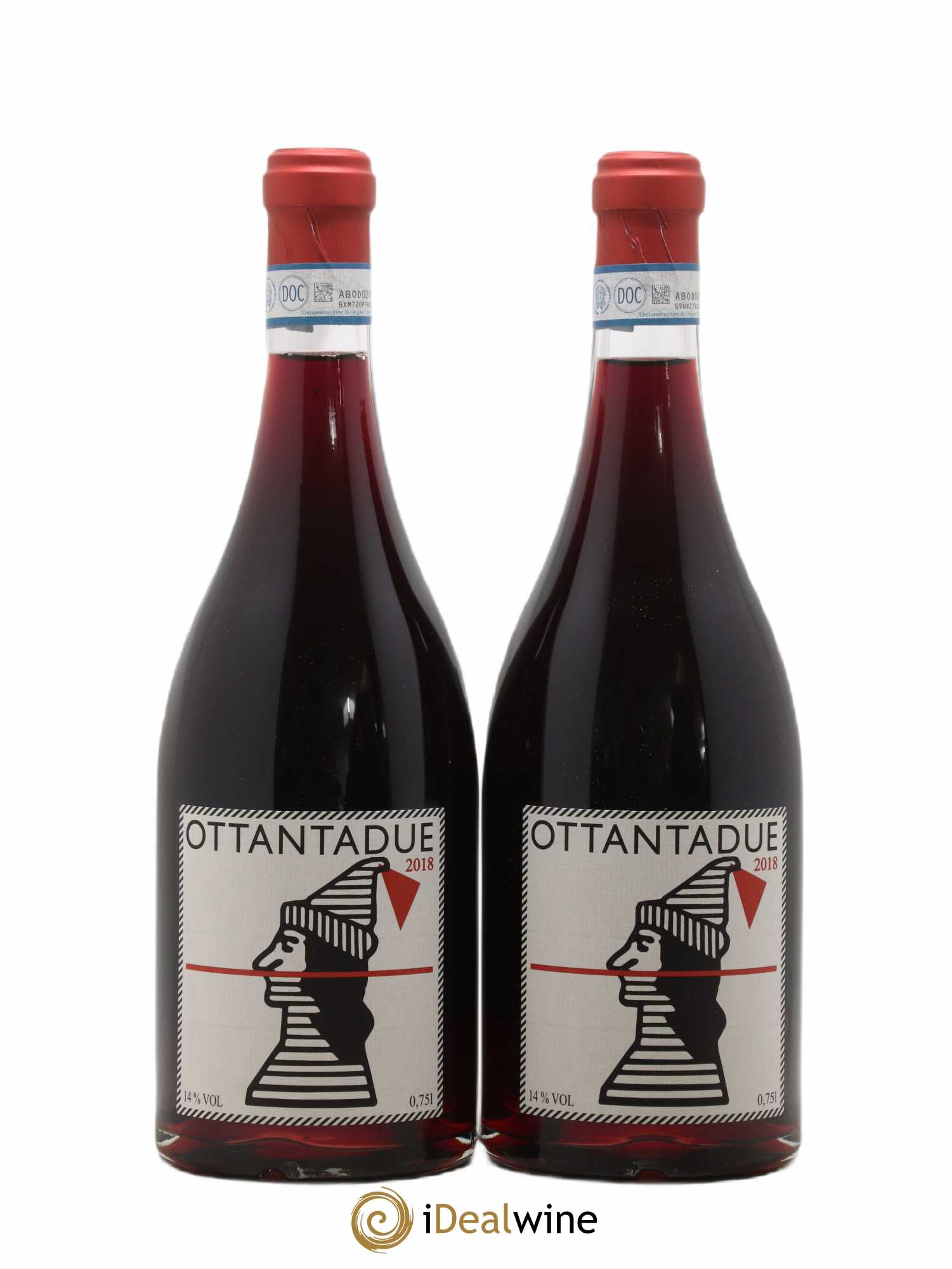 Toscana IGT Valdarno di Sopra Ottantadue Podere Il Carnasciale (sans prix de réserve) 2018 - Posten von 2 Flaschen - 0