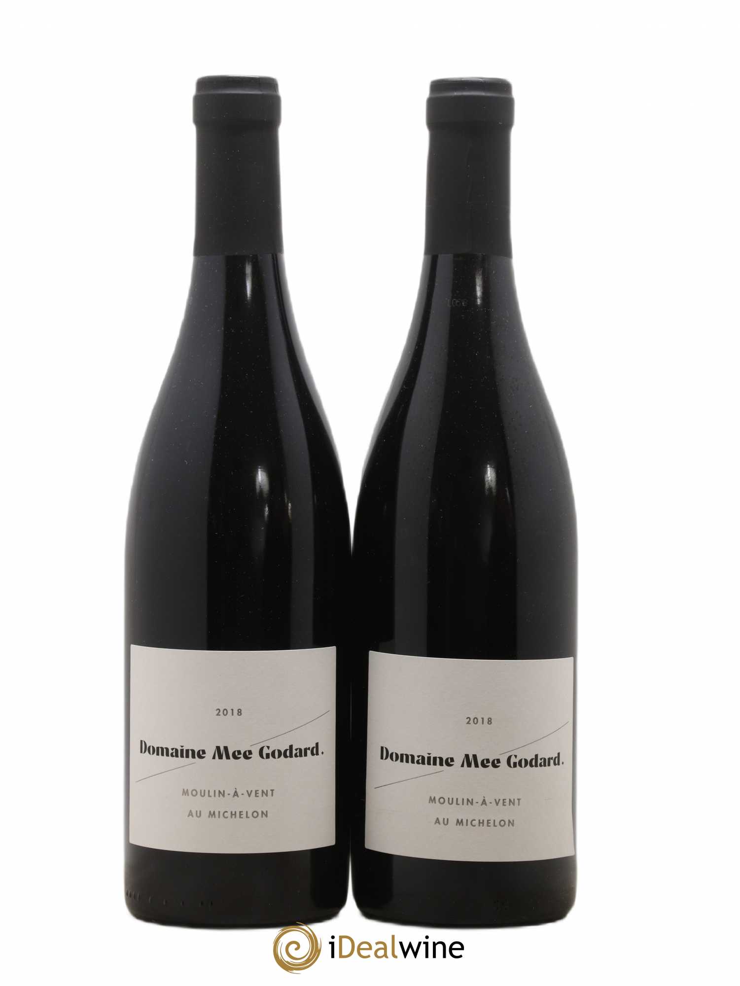 Moulin-à-Vent Au Michelon Mee Godard (sans prix de réserve) 2018 - Lot de 2 bouteilles - 0