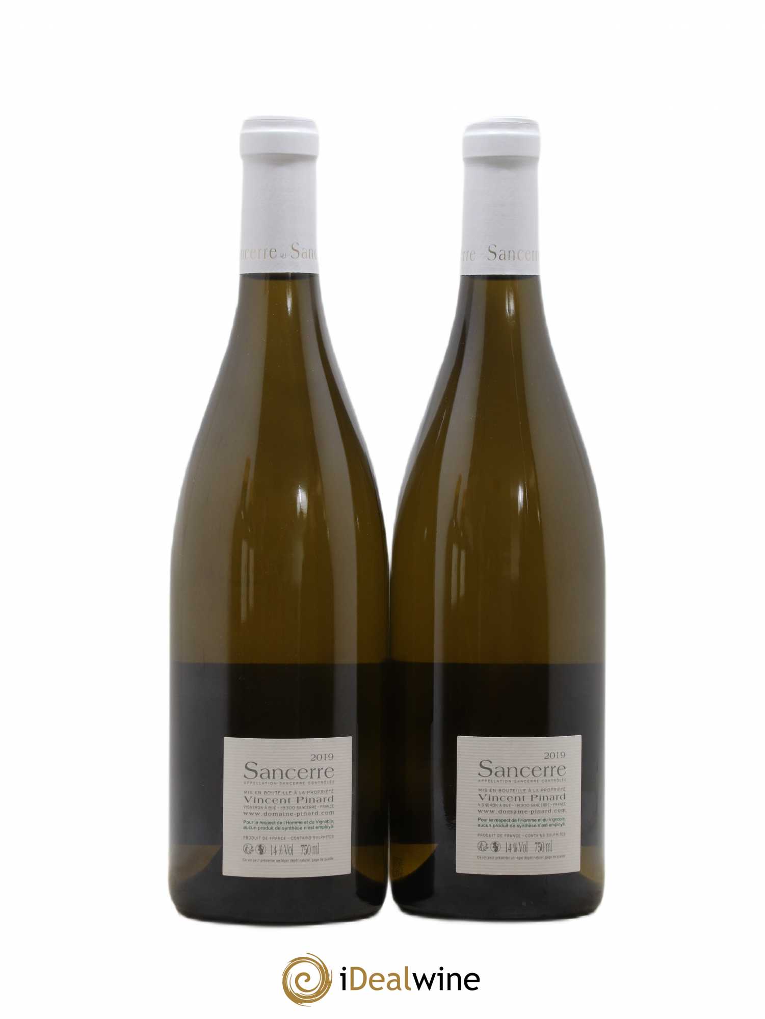 Sancerre Nuance Vincent Pinard (sans prix de réserve) 2019 - Lot de 2 bouteilles - 1