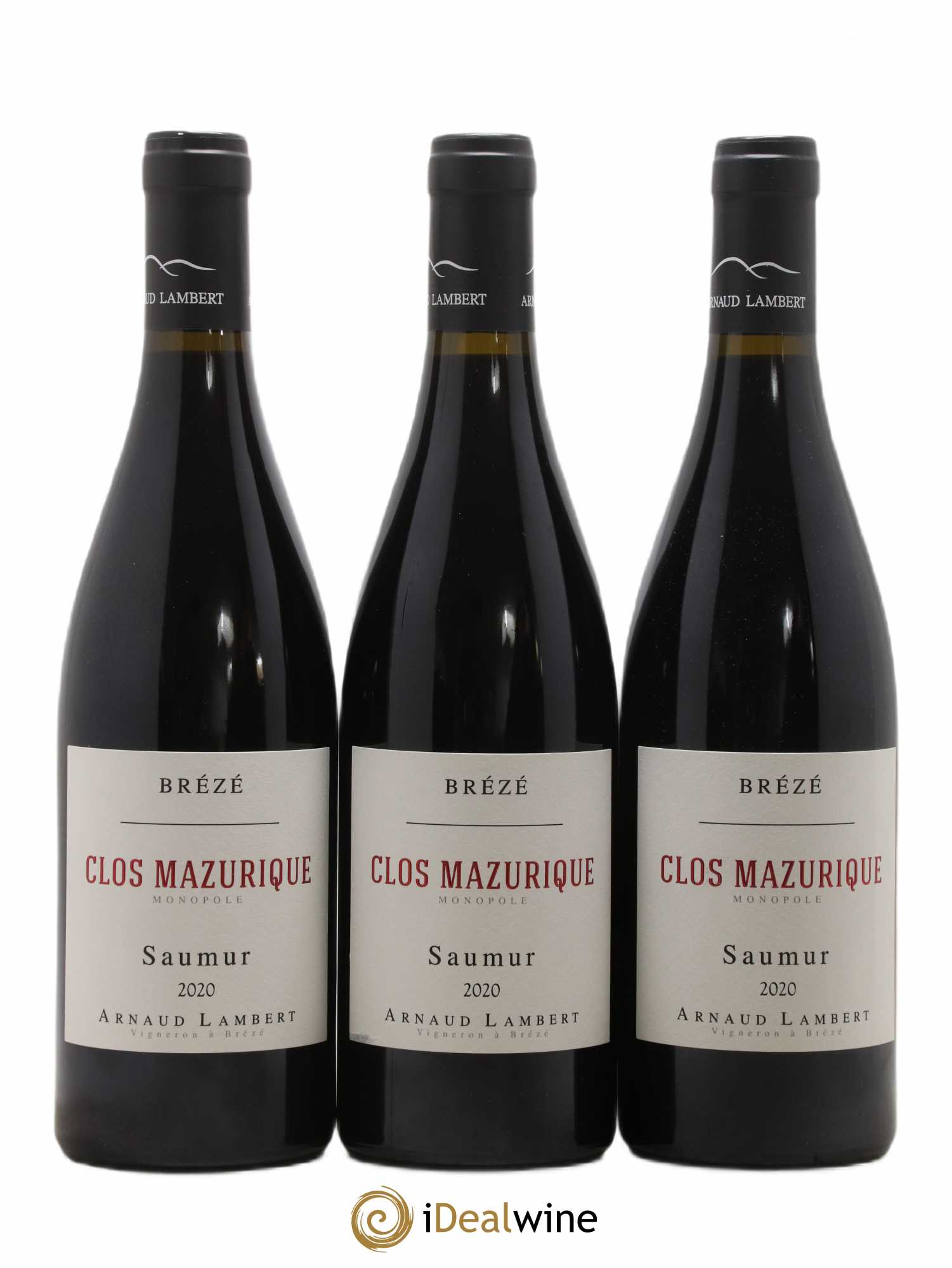 Saumur Clos Mazurique Arnaud Lambert 2020 - Lot de 3 bouteilles - 0