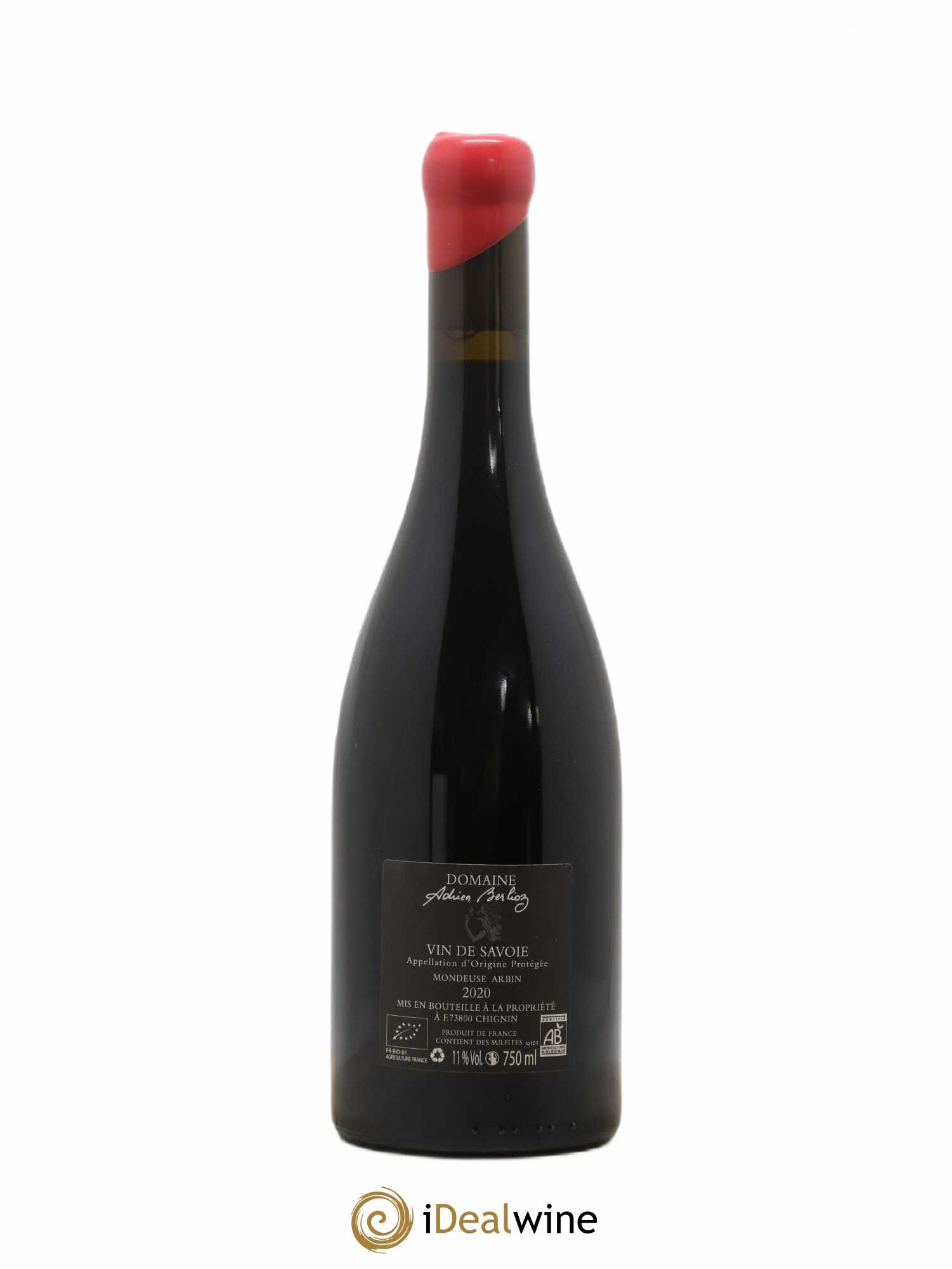 Vin de Savoie Mondeuse Marie-Clotilde Adrien Berlioz 2020 - Lot de 1 bouteille - 1