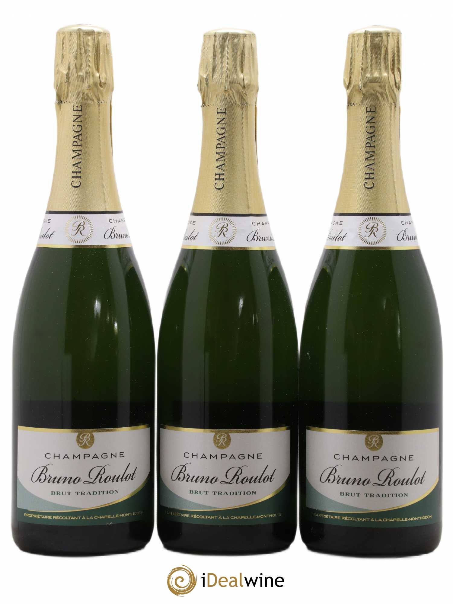 Champagne Brut Roulot (sans prix de réserve) - Posten von 3 Flaschen - 0